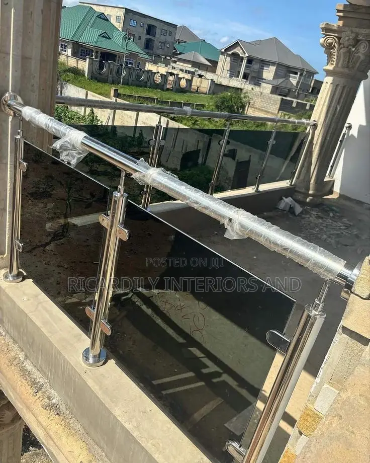 Frameless Tampered Glass Stair Railings