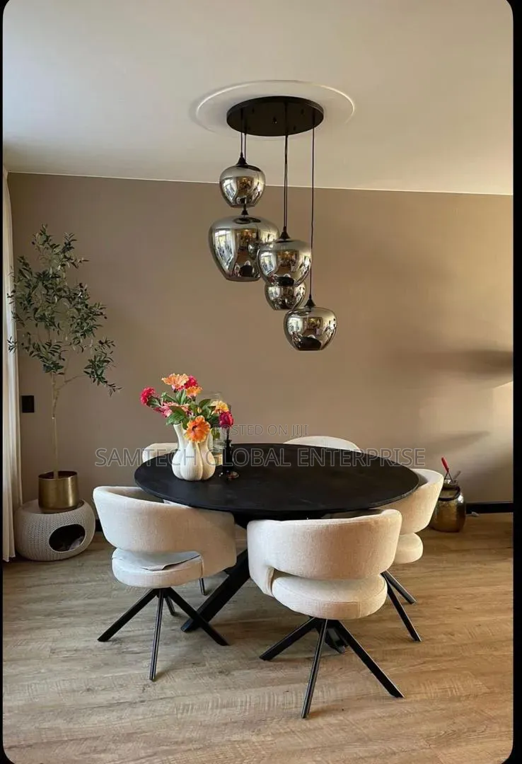 Modern Smoked Glass Multi-Pendant Chandelier