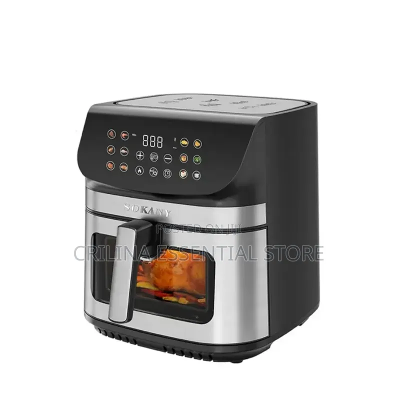 12L Digital Air Fryer Double Heater 2600W Power