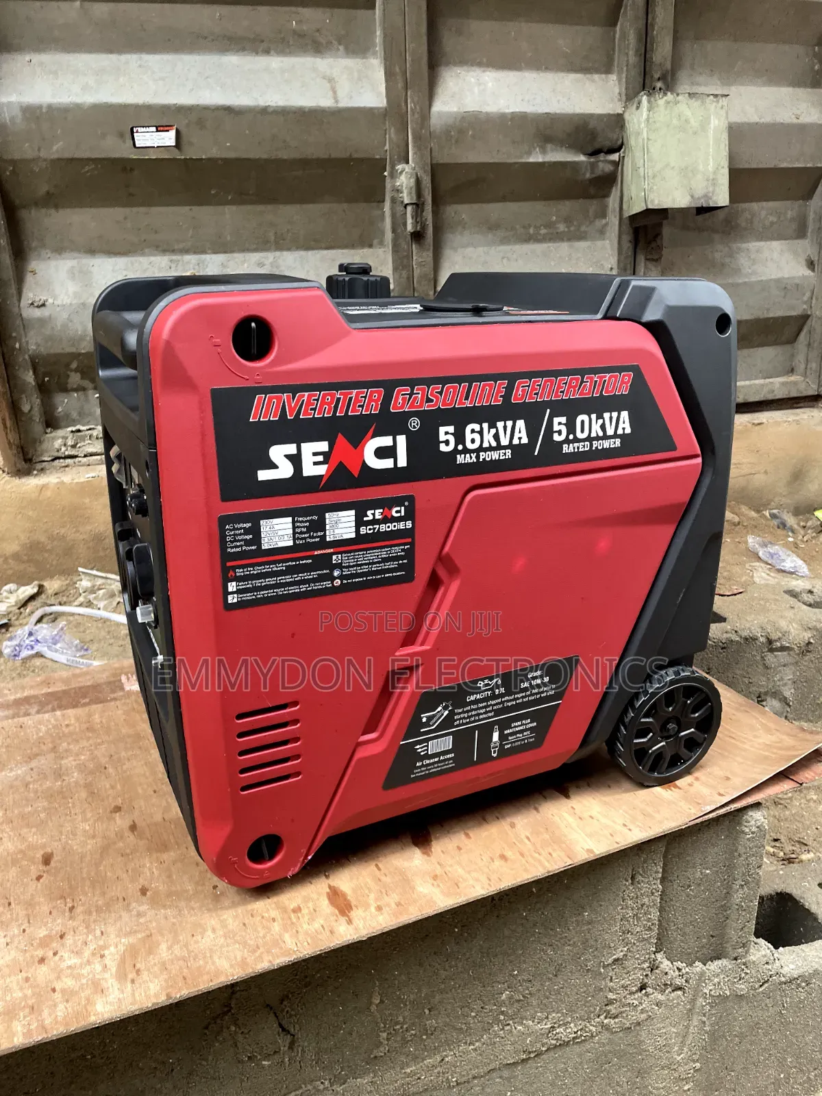 SENCI SC7800iES Reliable Backup Generator