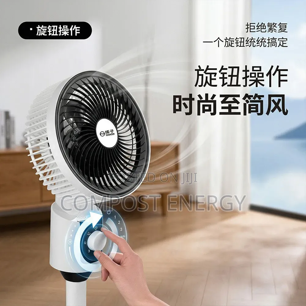 Solar Rechargeable Table Fan