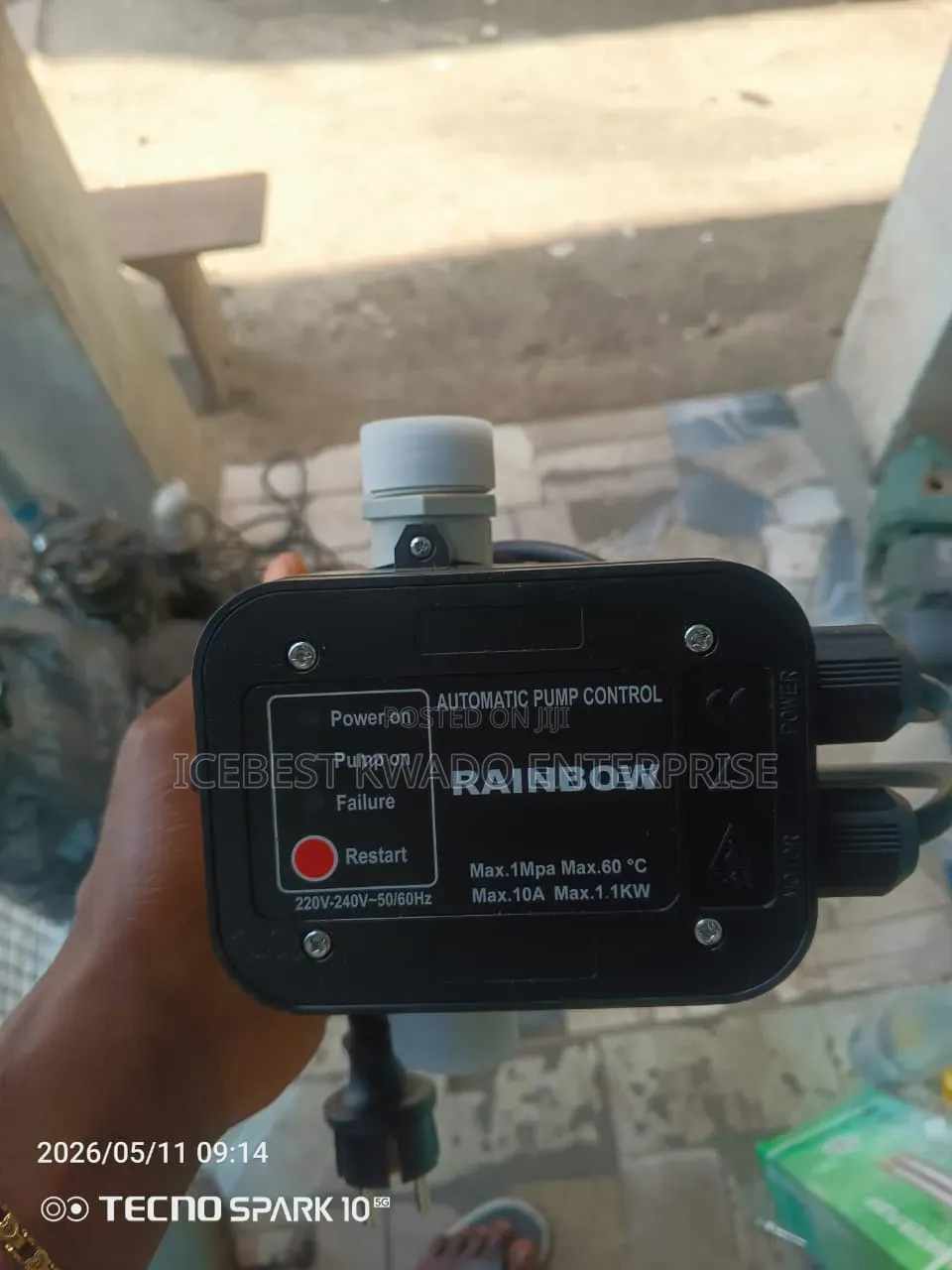 Pressure Switch and Pressure Control