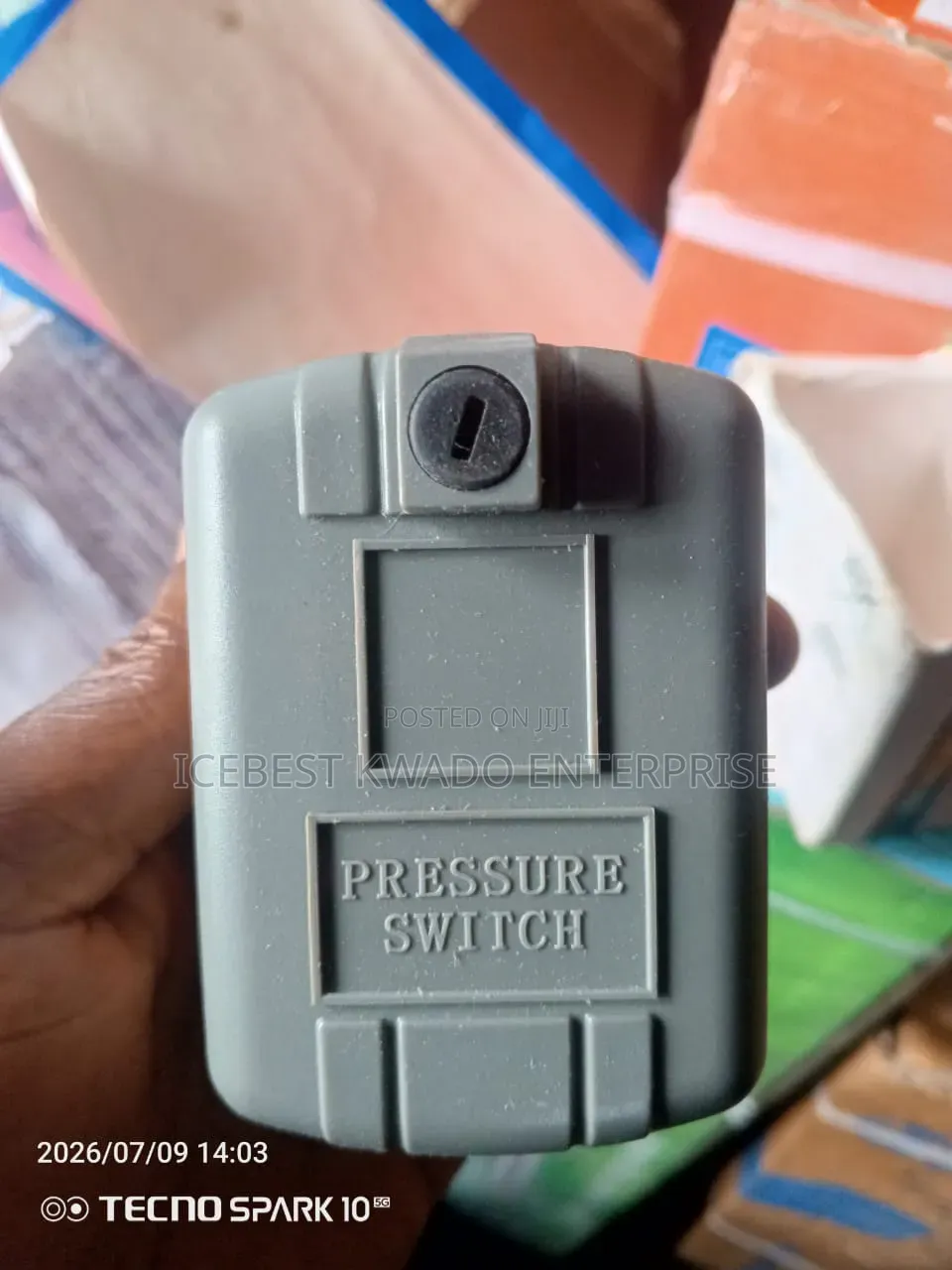 Pressure Switch and Pressure Control