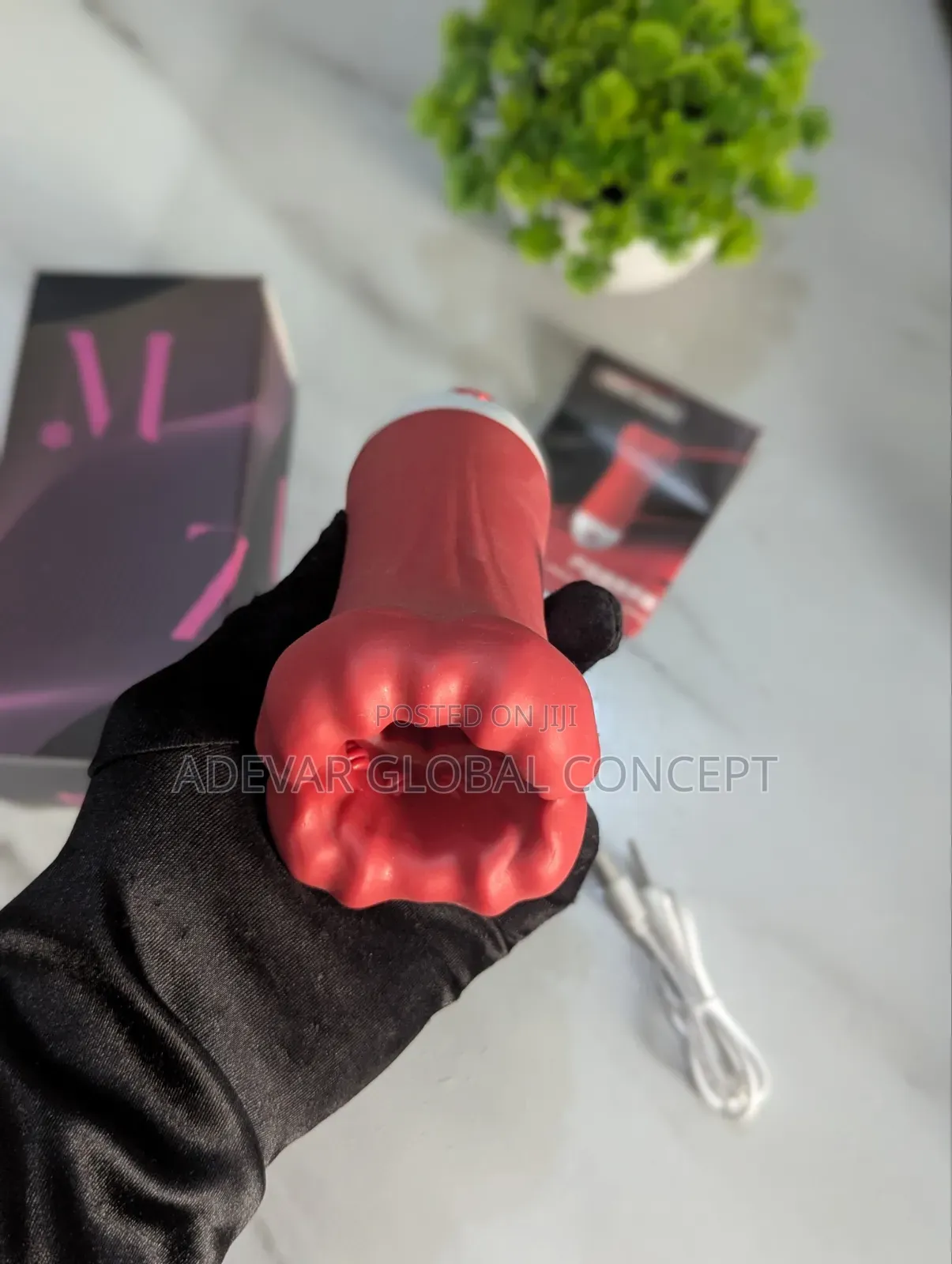 Big Mouth Fully Automatic Vibrating Sex Toy Masturbator for Men