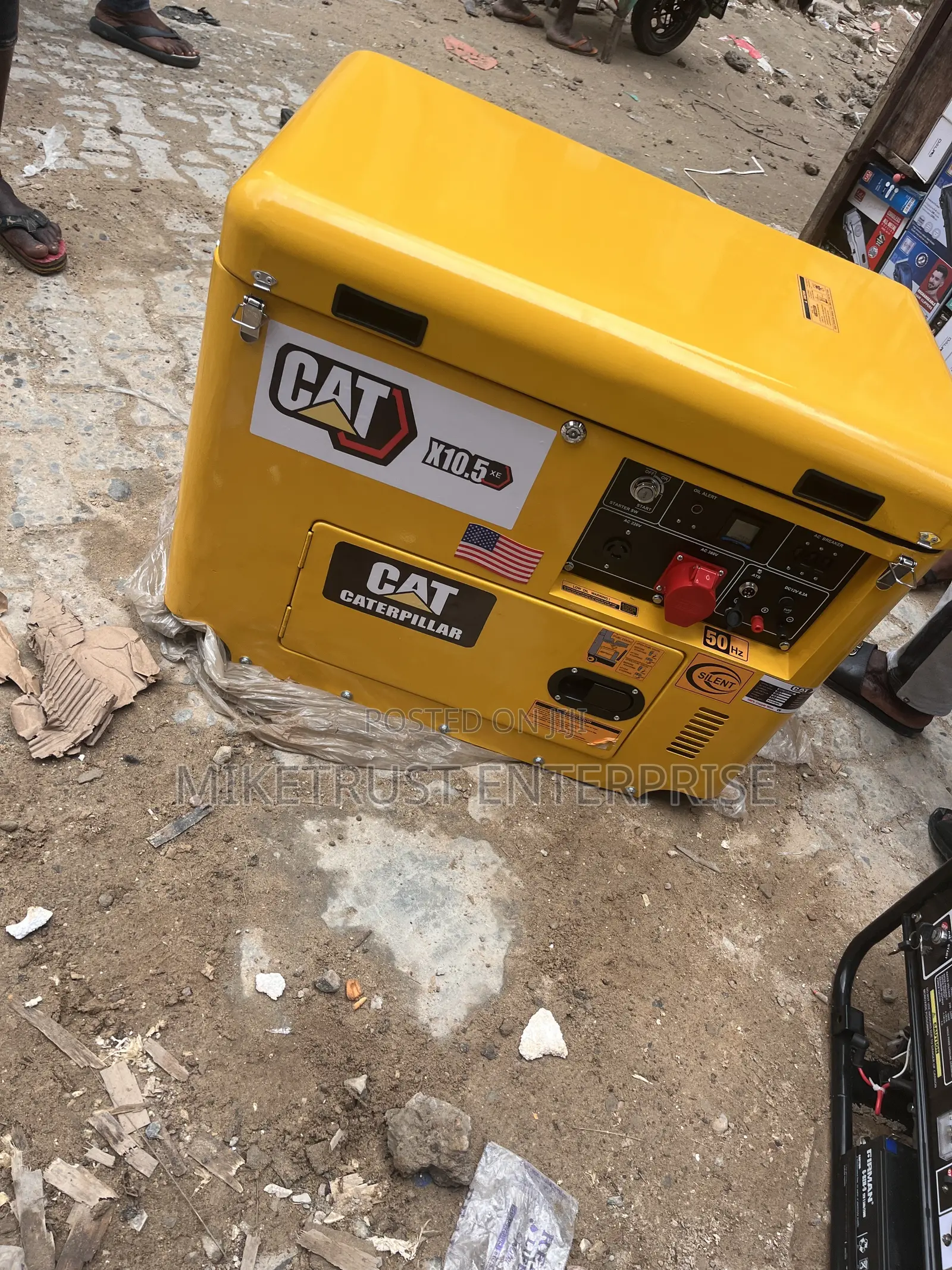 Cat 10kva Three Phase Soundproof Generator
