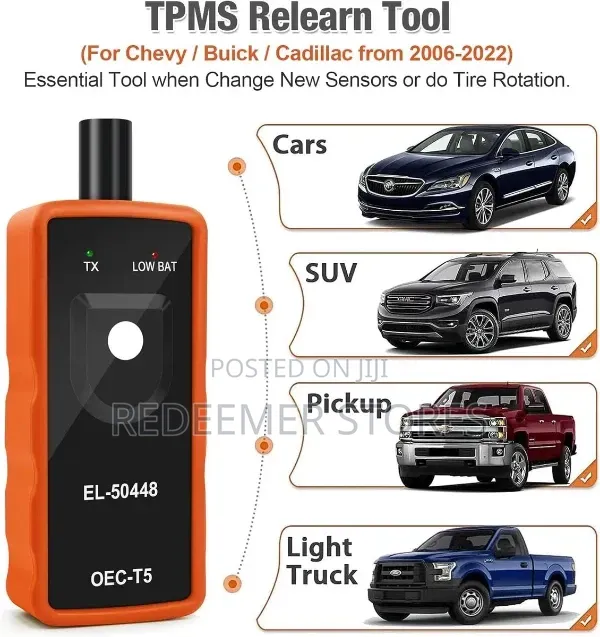 Universal Car Tire Pressure Reset Too