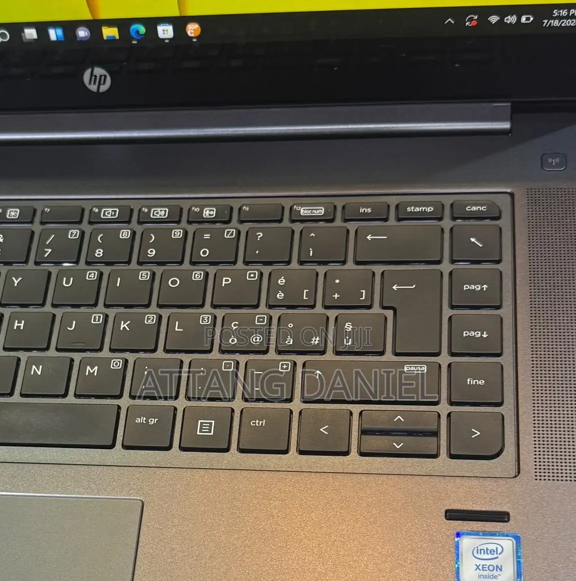 Laptop HP ZBook Studio G3 16GB Intel Xeon SSD 512GB