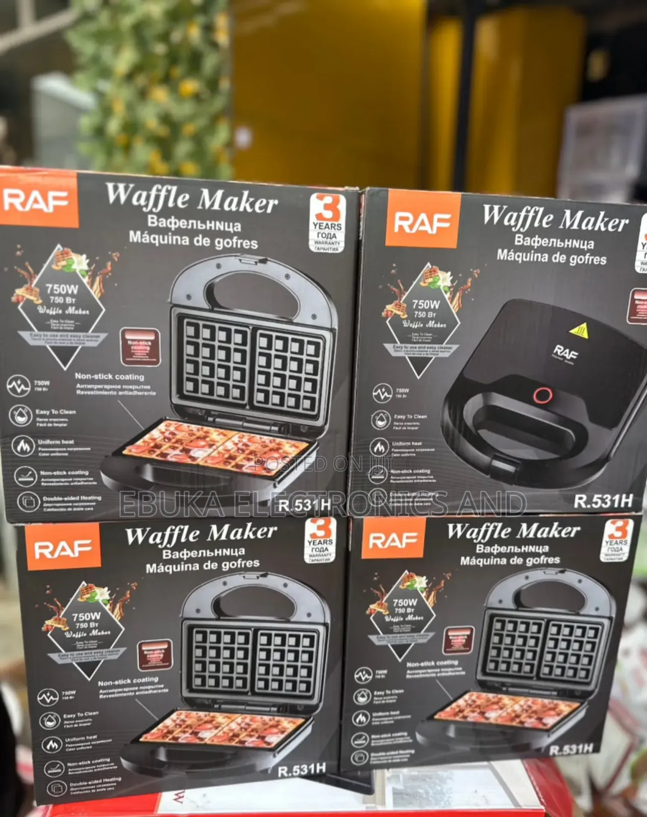 Raf 2-Face Waffle Maker (R.531h) Is Available Now