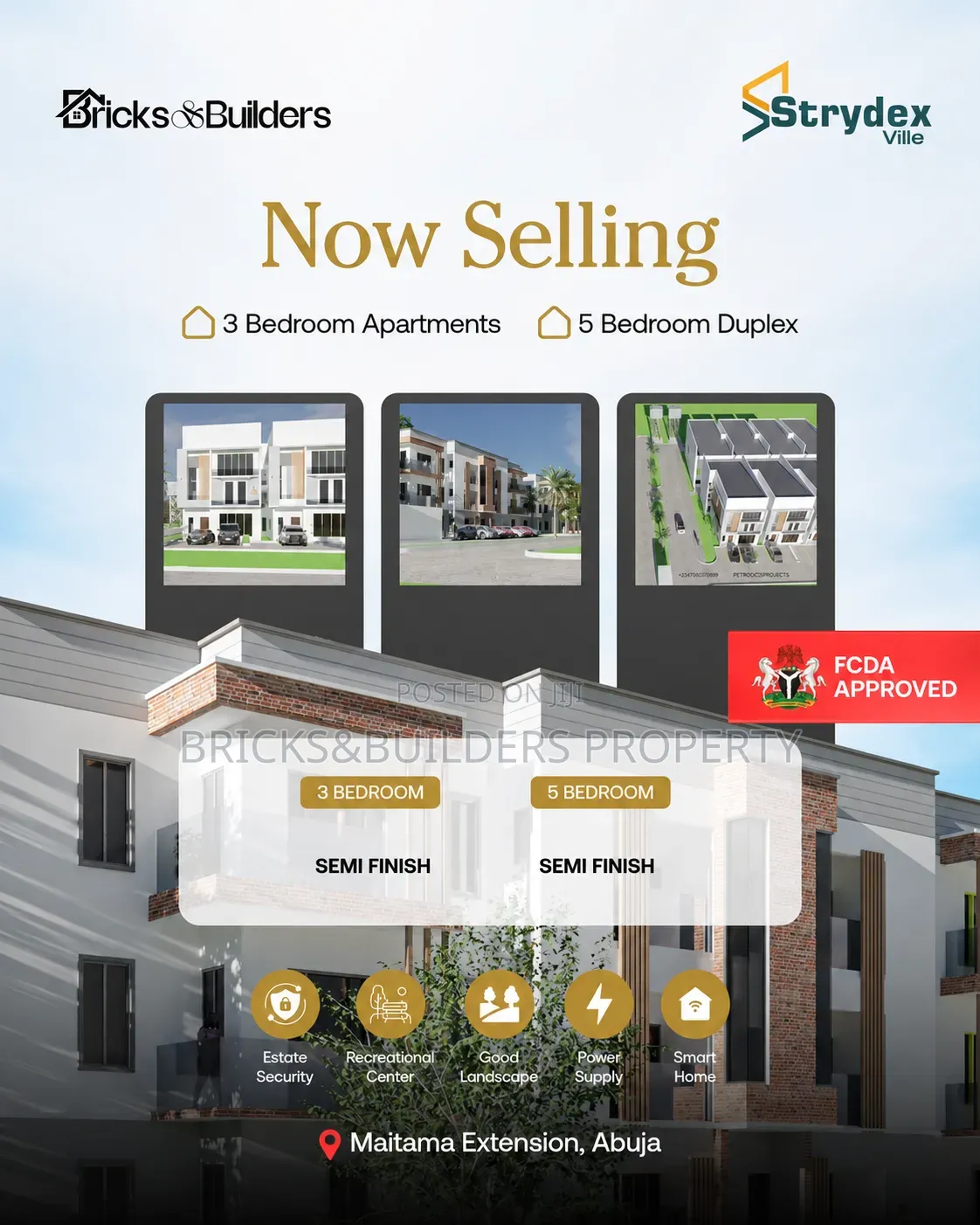 3bdrm Apartment in Strydexville, Maitama for sale