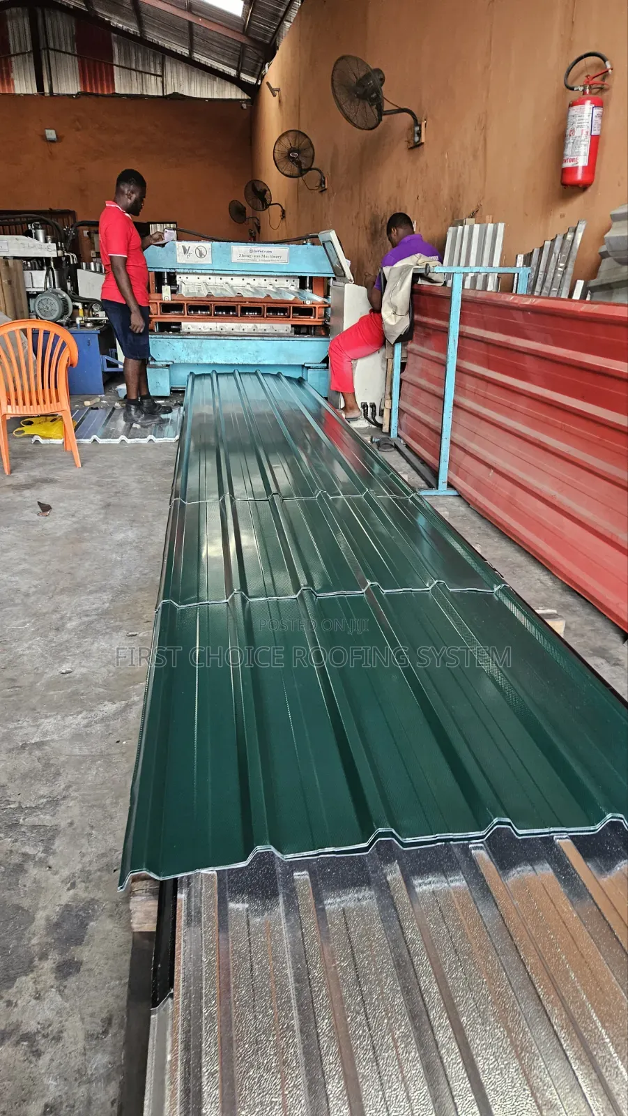 0.45A Oven Baked Pure Aluminium Roofing Sheets All Colours Available