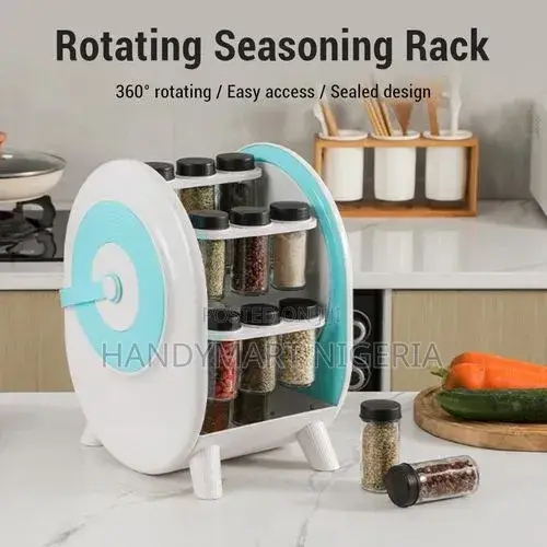 Bigger 18-Jar Rotating Spice Rack 10% OFF