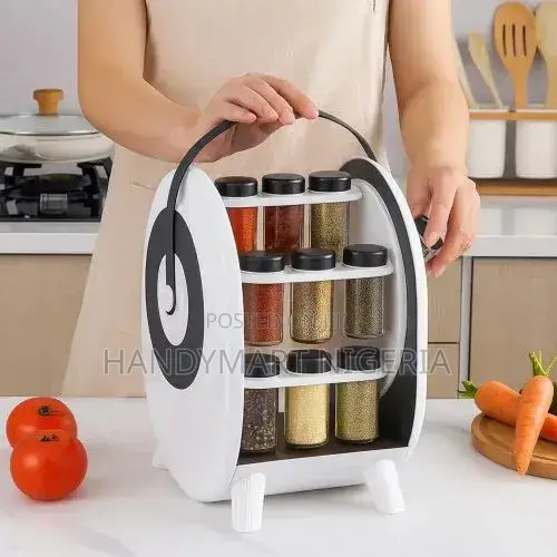 Bigger 18-Jar Rotating Spice Rack 10% OFF