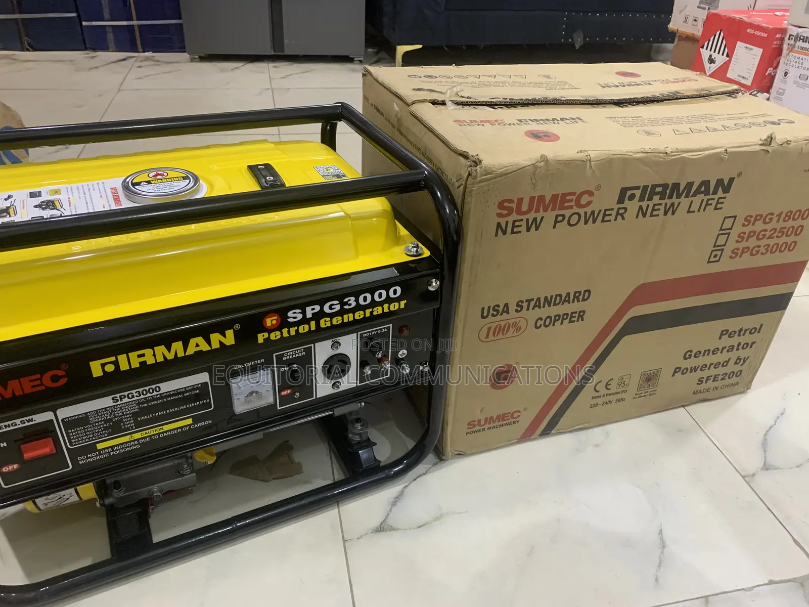 Sumec Firman SPG3000 Generator: Noise Level, Fuel Economy and Reliabil