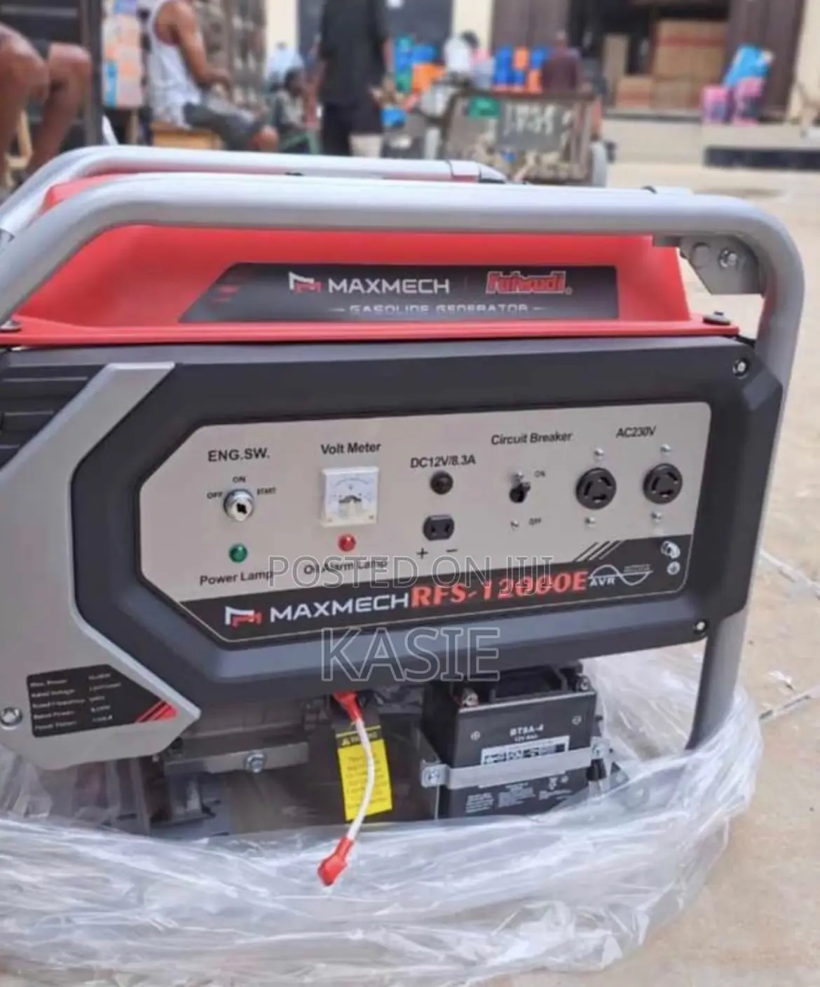 Rfs12000e 13.5kva Original Maxmech Petrol Key Start Generator