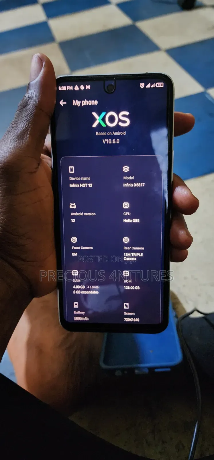 Infinix Hot 12 128 GB White