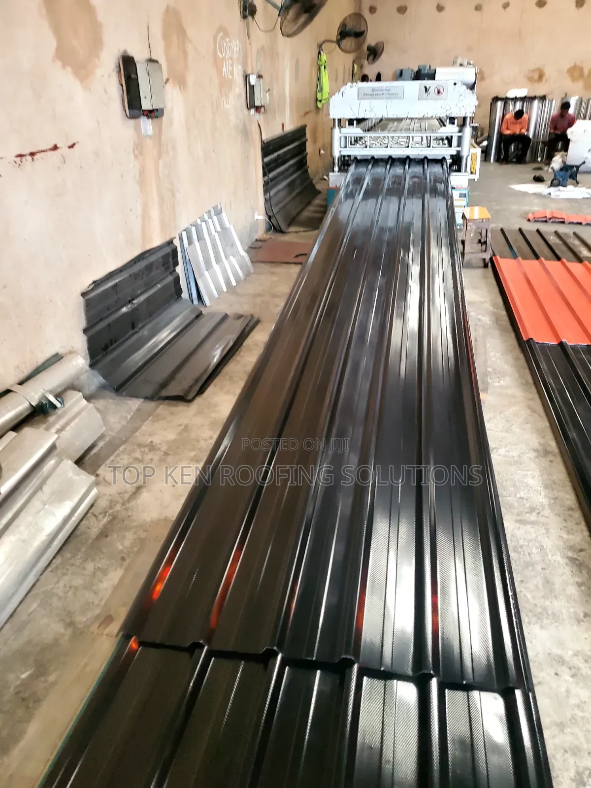 0.60 T/Black Oven Baked Longspan Aluminium Roofing Sheets
