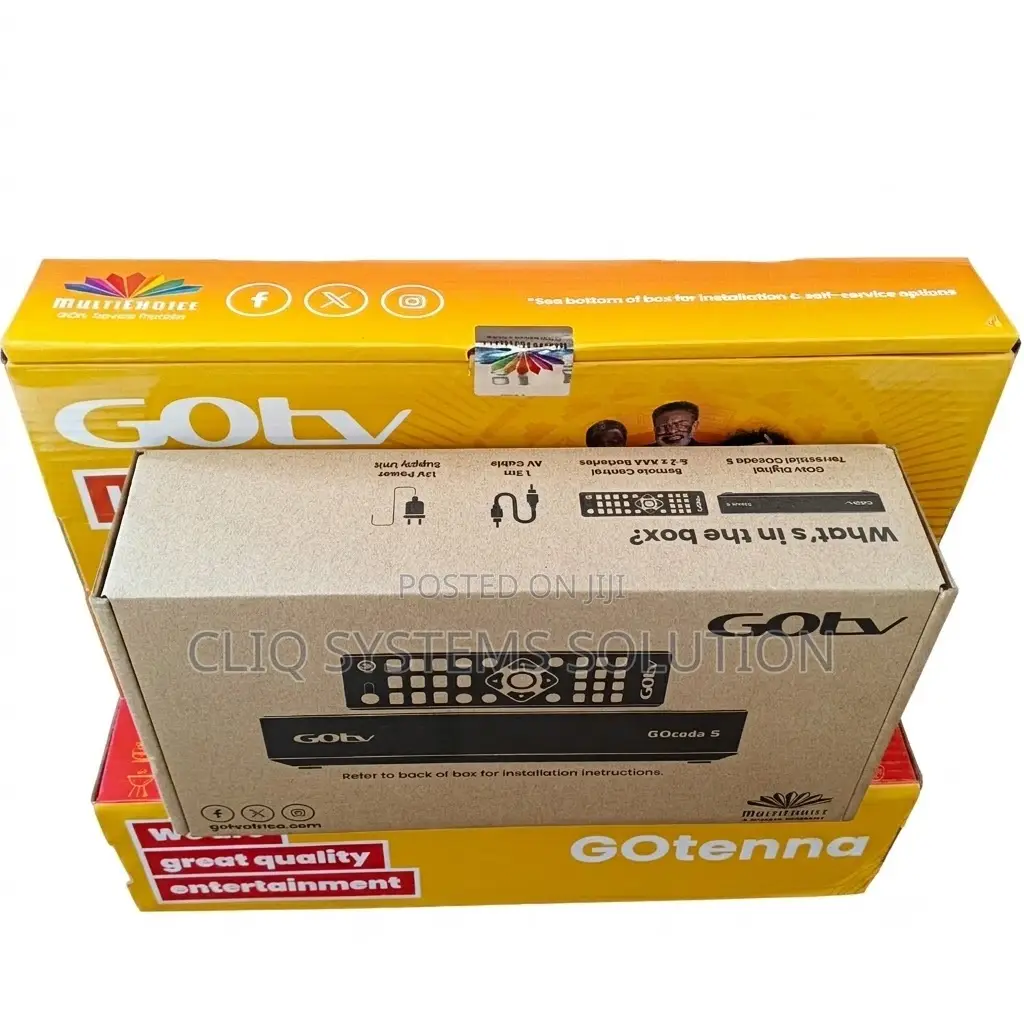 HDMI Gotv Decoder + Antenna + Remote + Adapter
