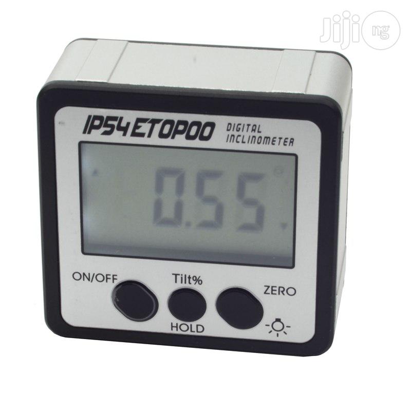 Etopoo Ip54 Digital Protractor Inclinometer With Backlight