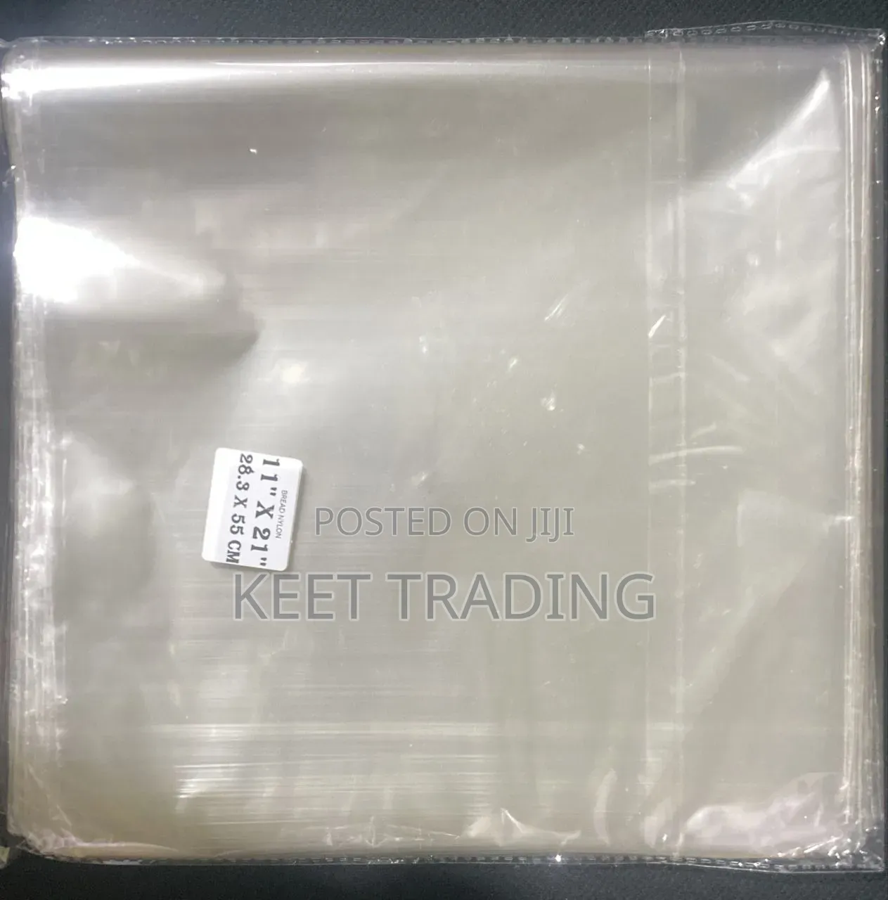 11 × 21 Bread Nylon Bags (28.3 × 55 Cm) – Jumbo Size Bread Nylon Lagos