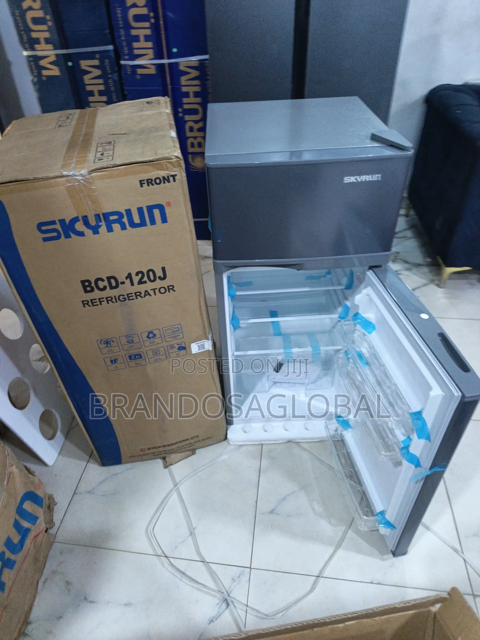 Skyrun 105L Refrigerator – High Quality Double Door Fridge