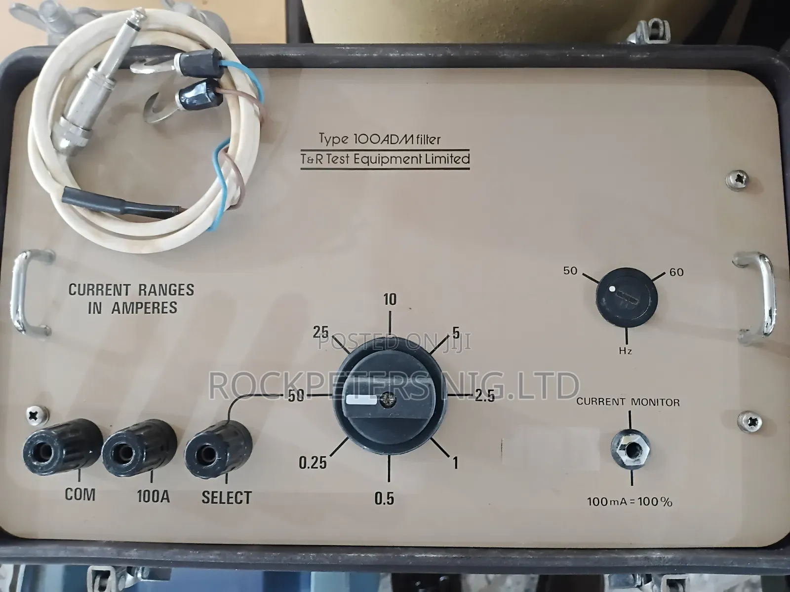 T R Test Equipment 100adm-Filter With Lu1000a Mk2 Loading Unit