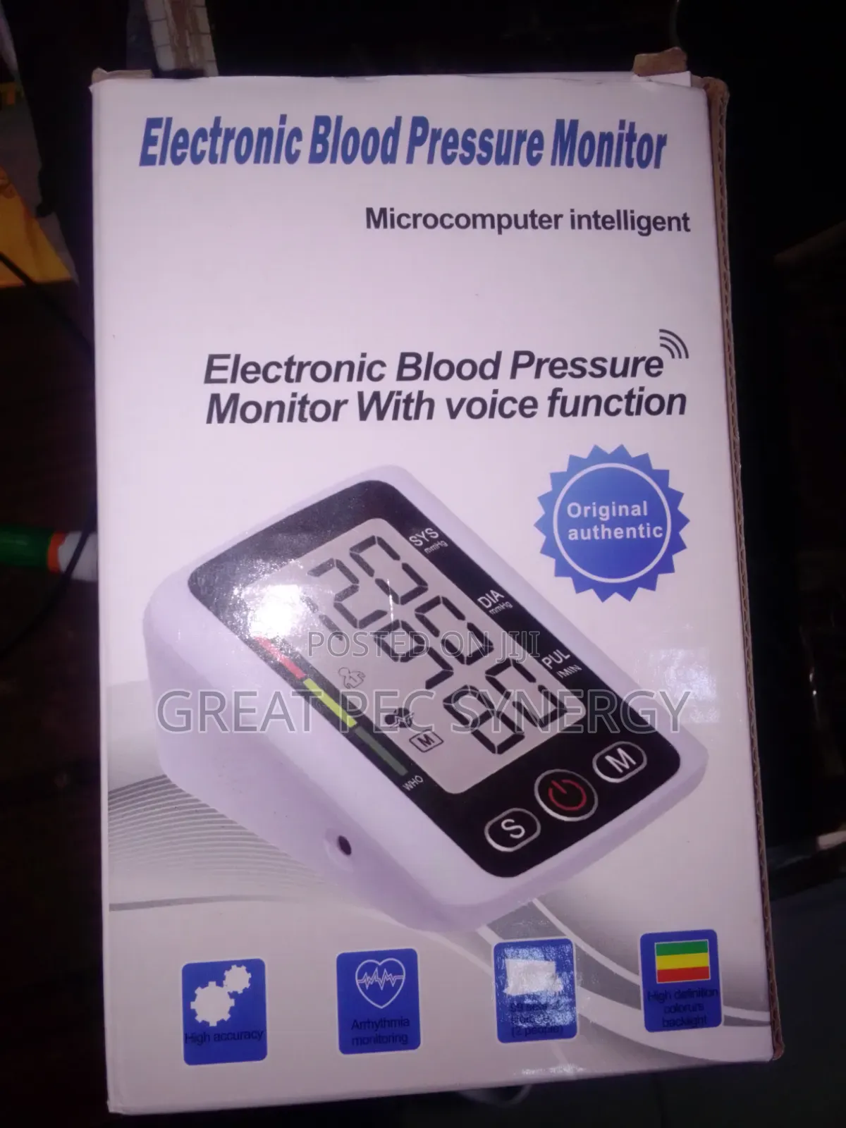White Bp Monitor