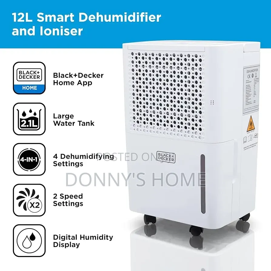 Black and Decker 12L Dehumidifier