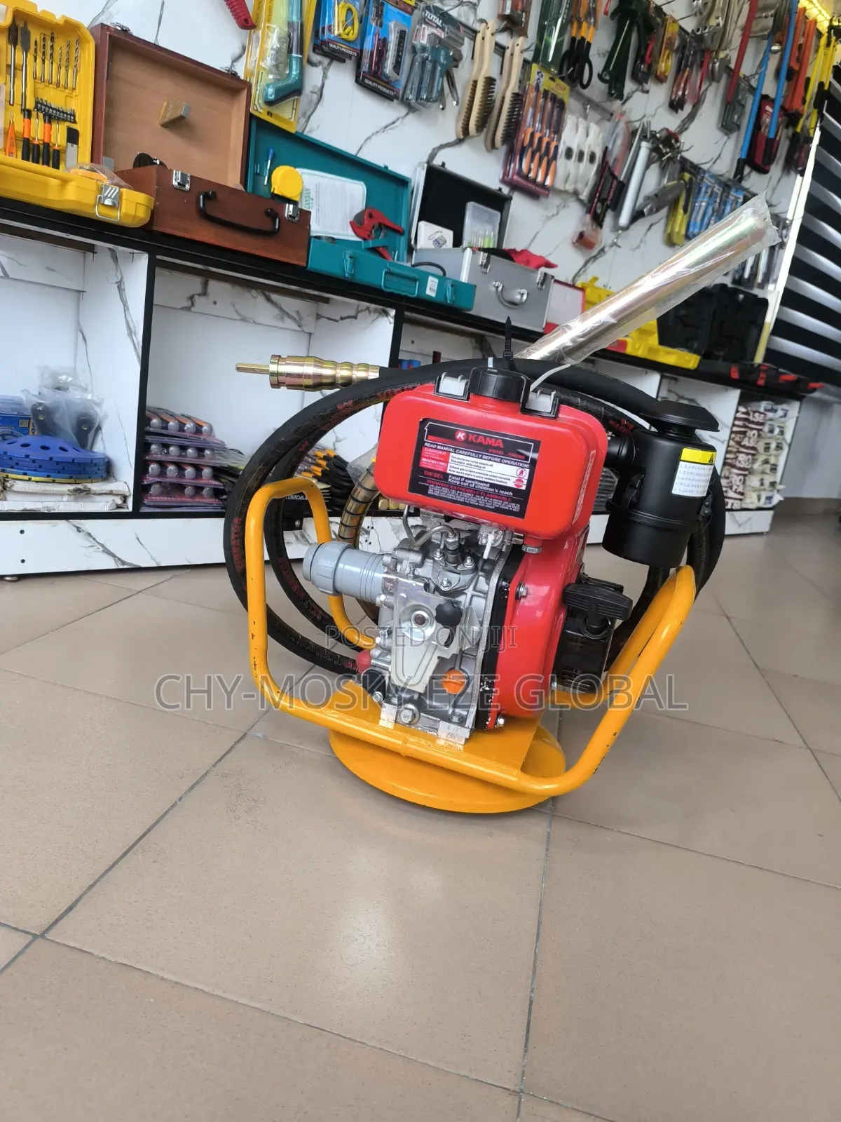 Diesel Poker/Vibrator Machine (With 38mm Hose)