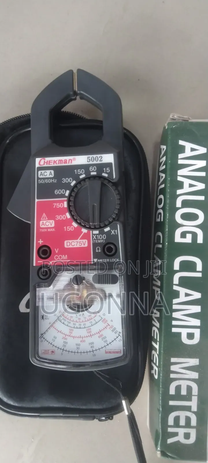 CHEKMAN 5002 Analogue AC/DC Clamp Meter