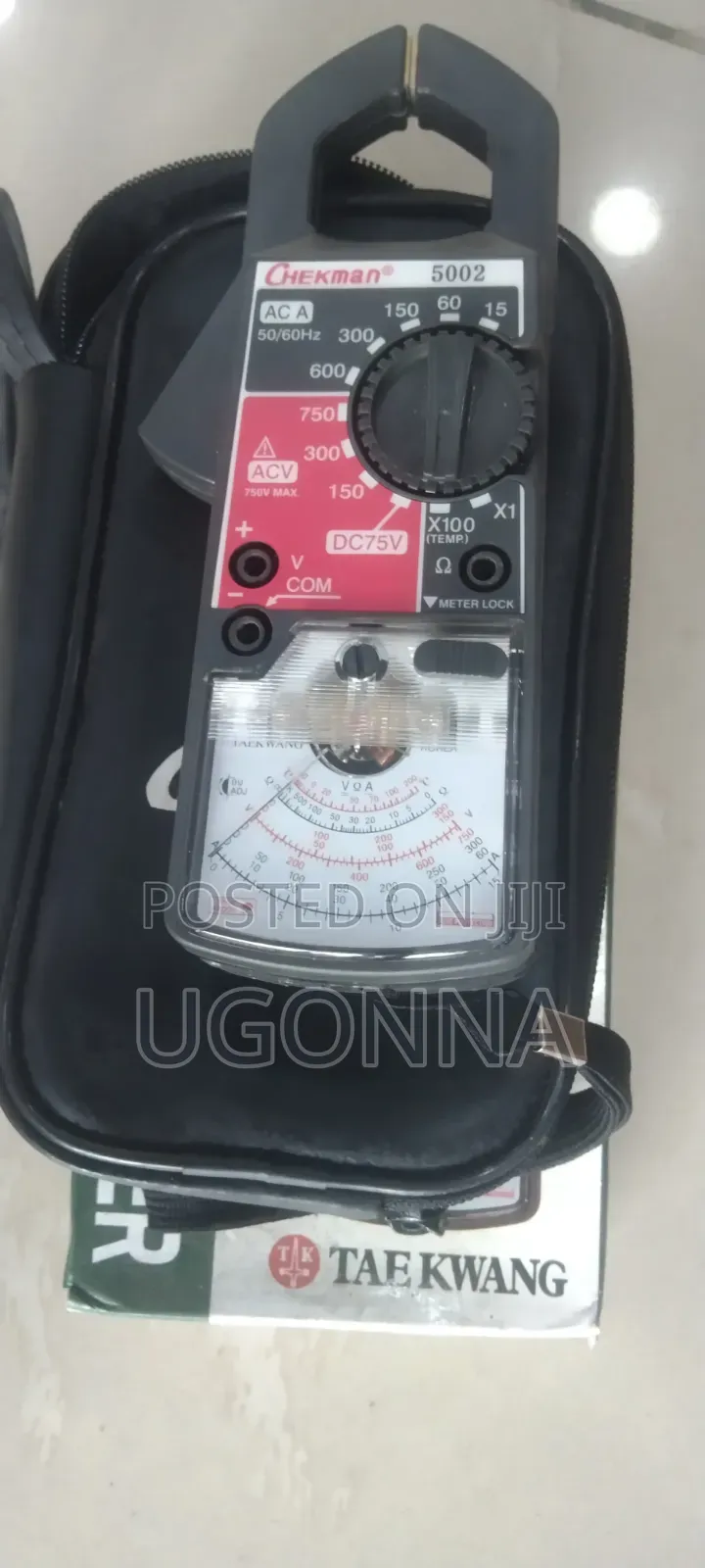 CHEKMAN 5002 Analogue AC/DC Clamp Meter