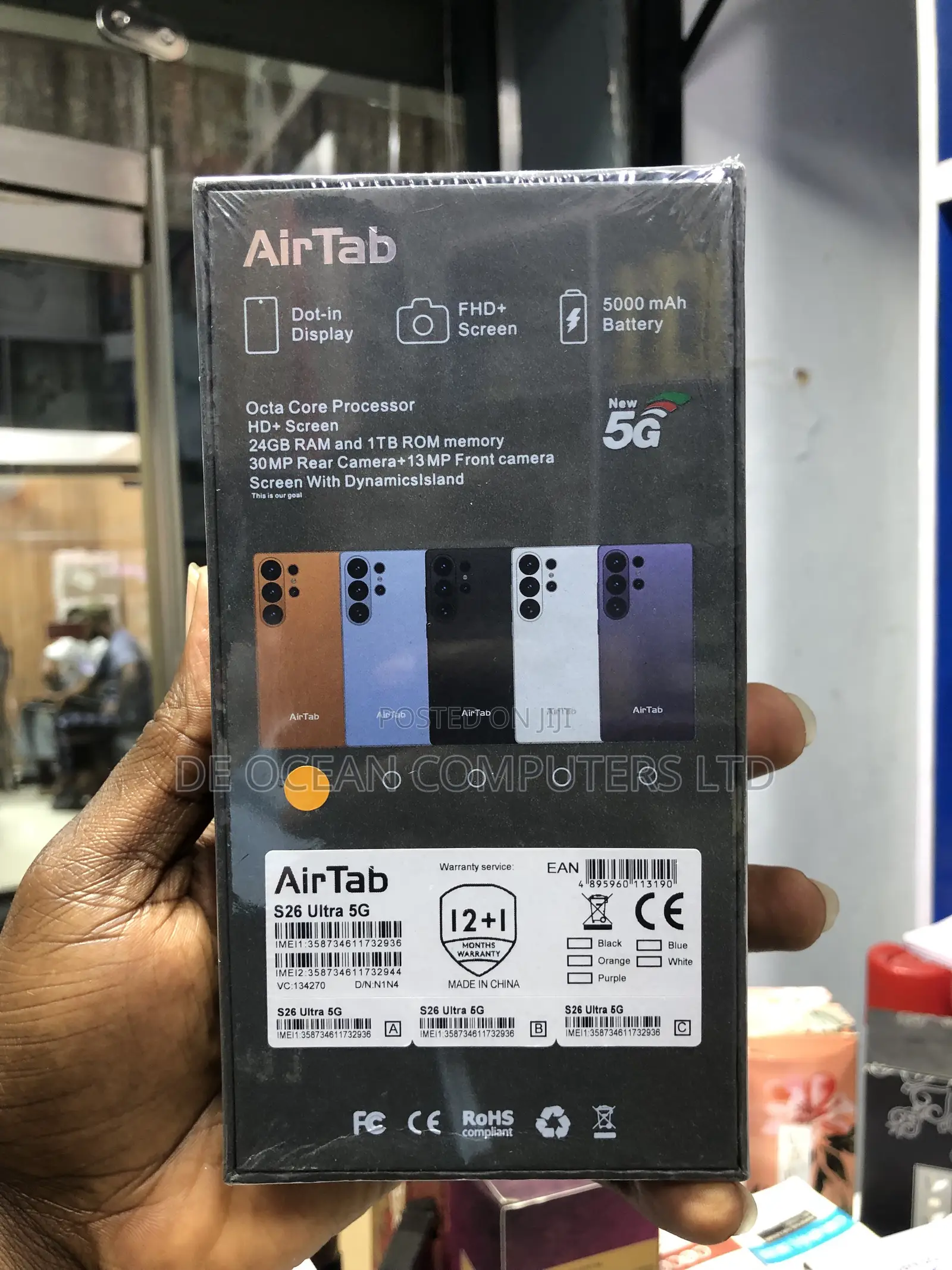 New AirTab S25 Ultra 5G 1 TB Gray