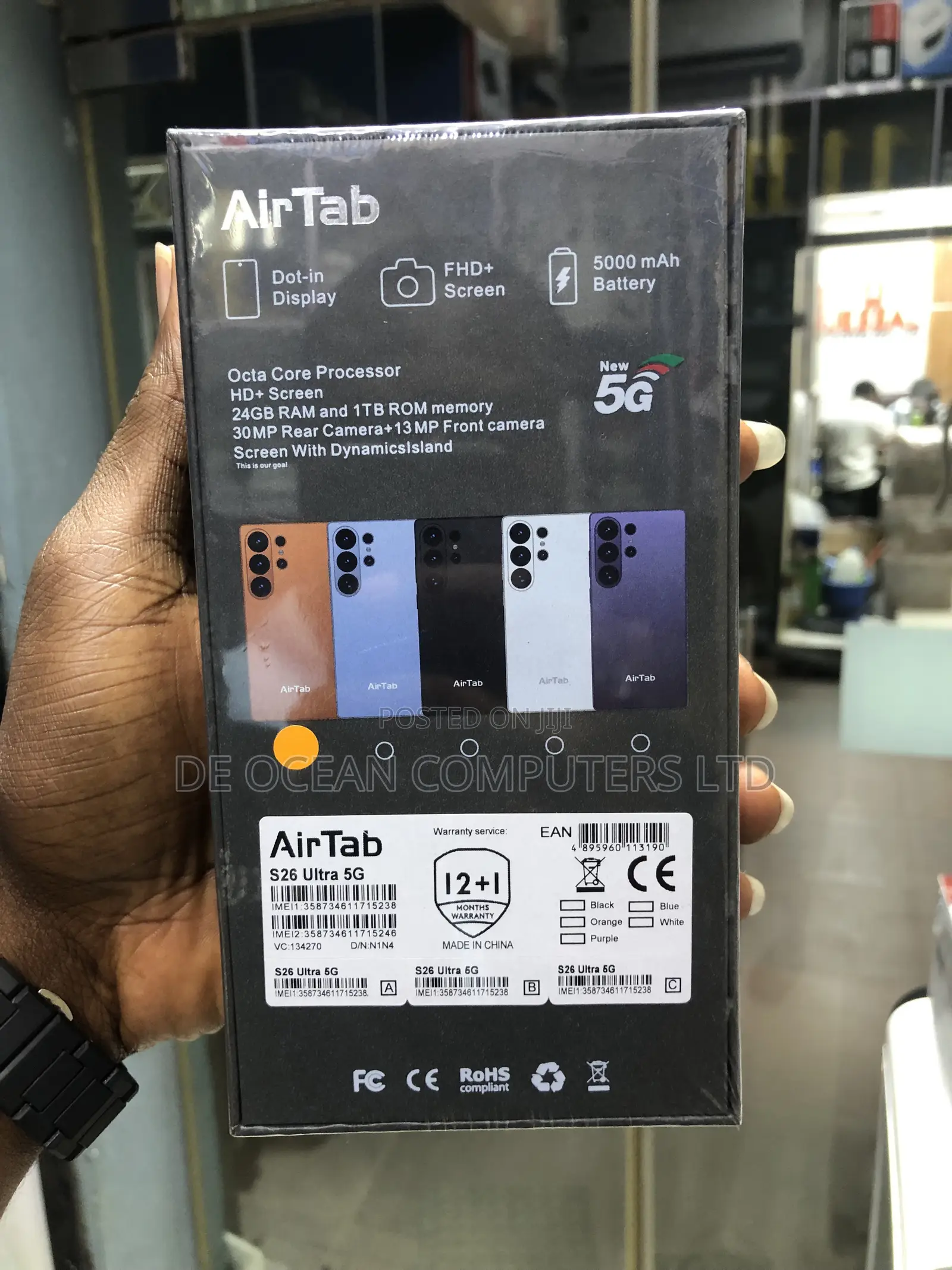 New AirTab S25 Ultra 5G 1 TB Gray