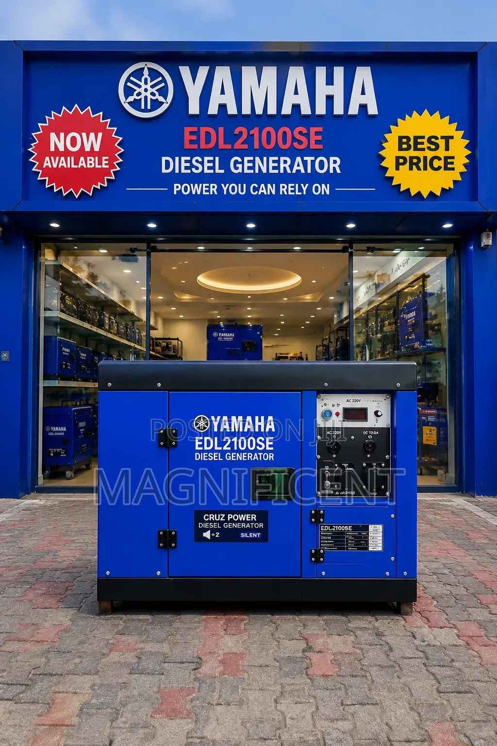 15kva 100% Copper Coil Yamaha New Soundproof Generator
