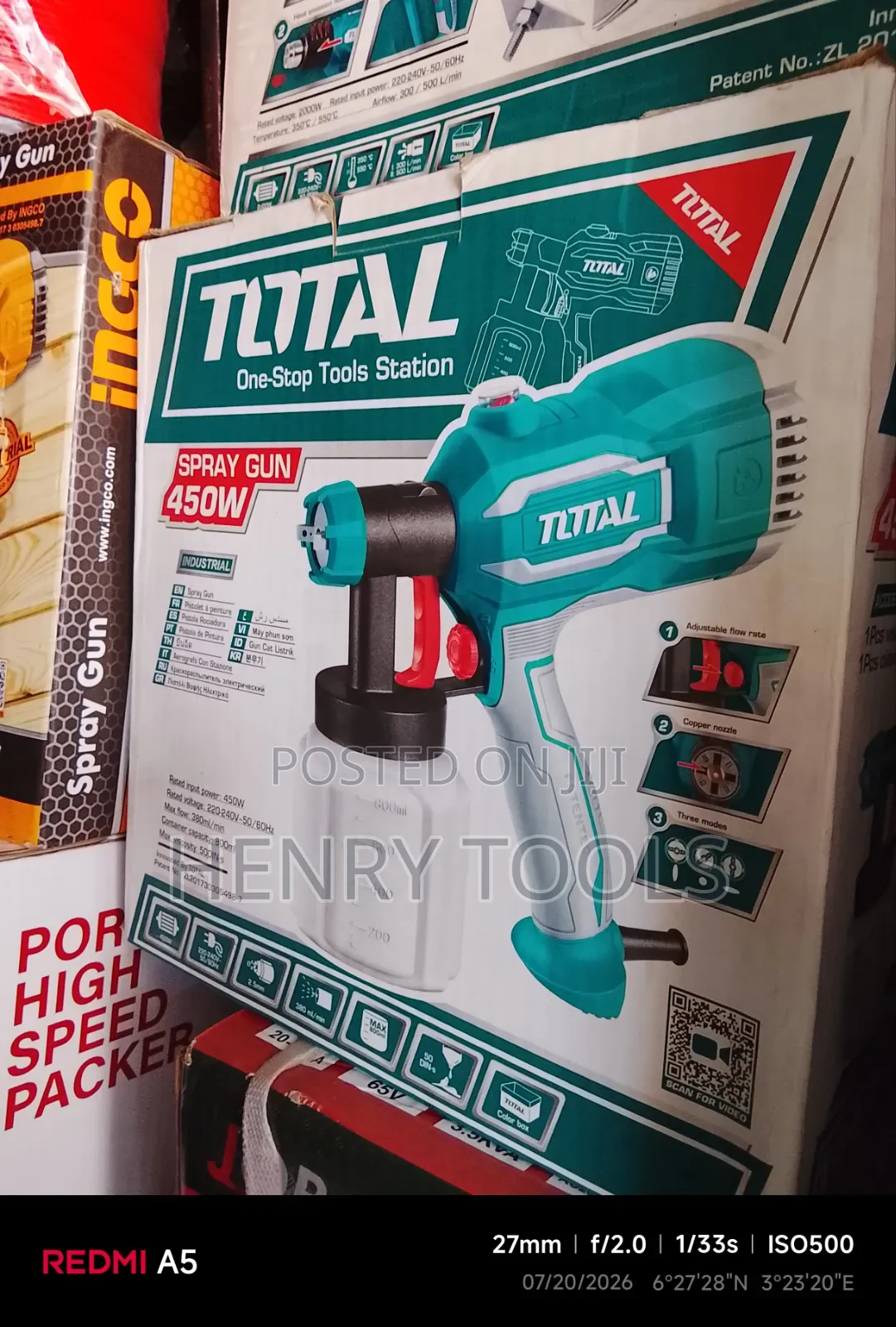 Spray Gun Total Product 450w