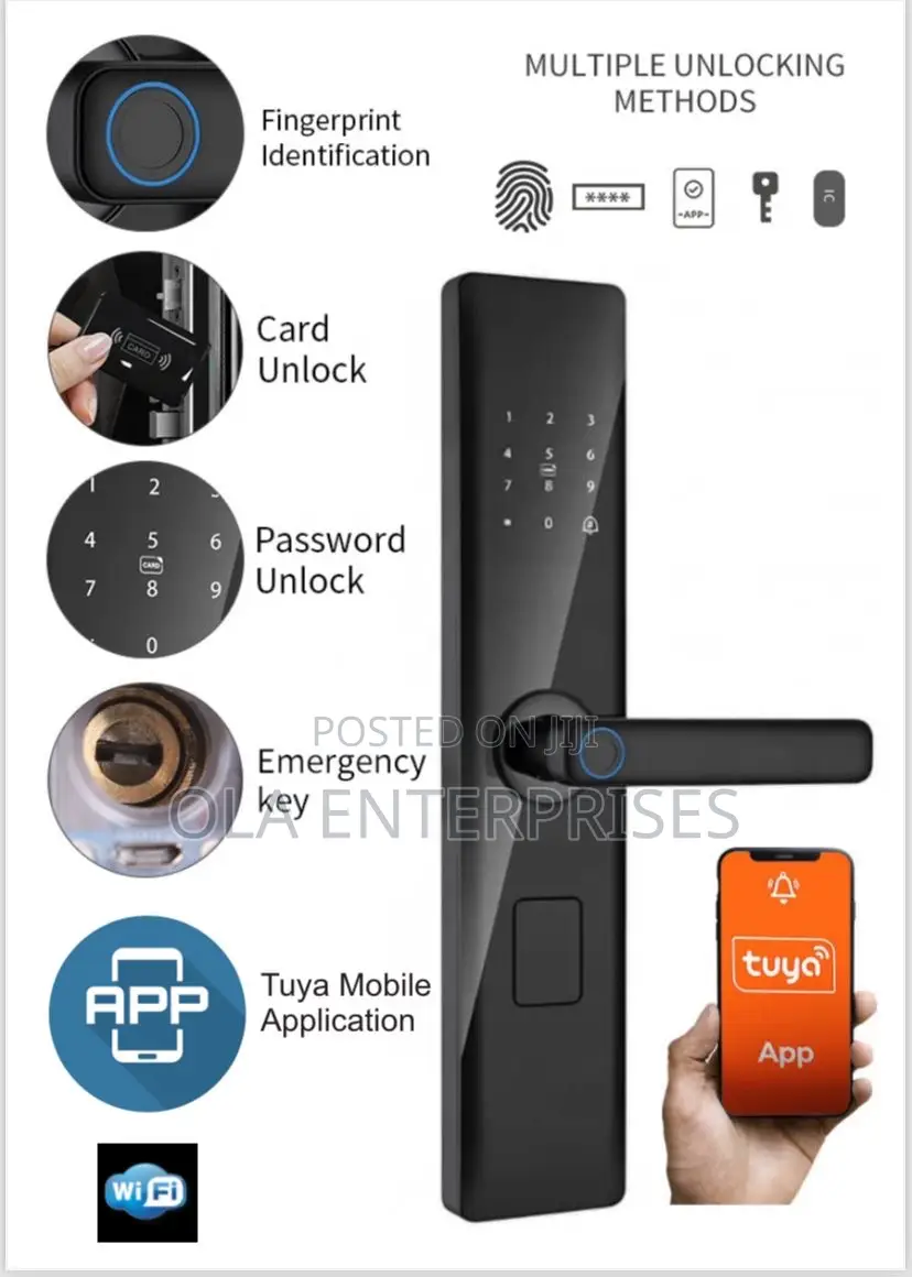 Smart WiFi Fingerprint Door Lock