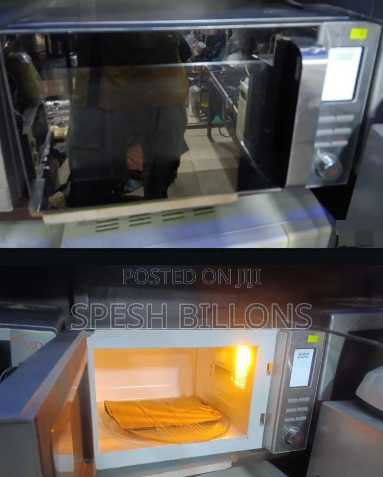 3-in-1 Microwave Multi Purpose Functions: Grill, Oven, Convection 100%