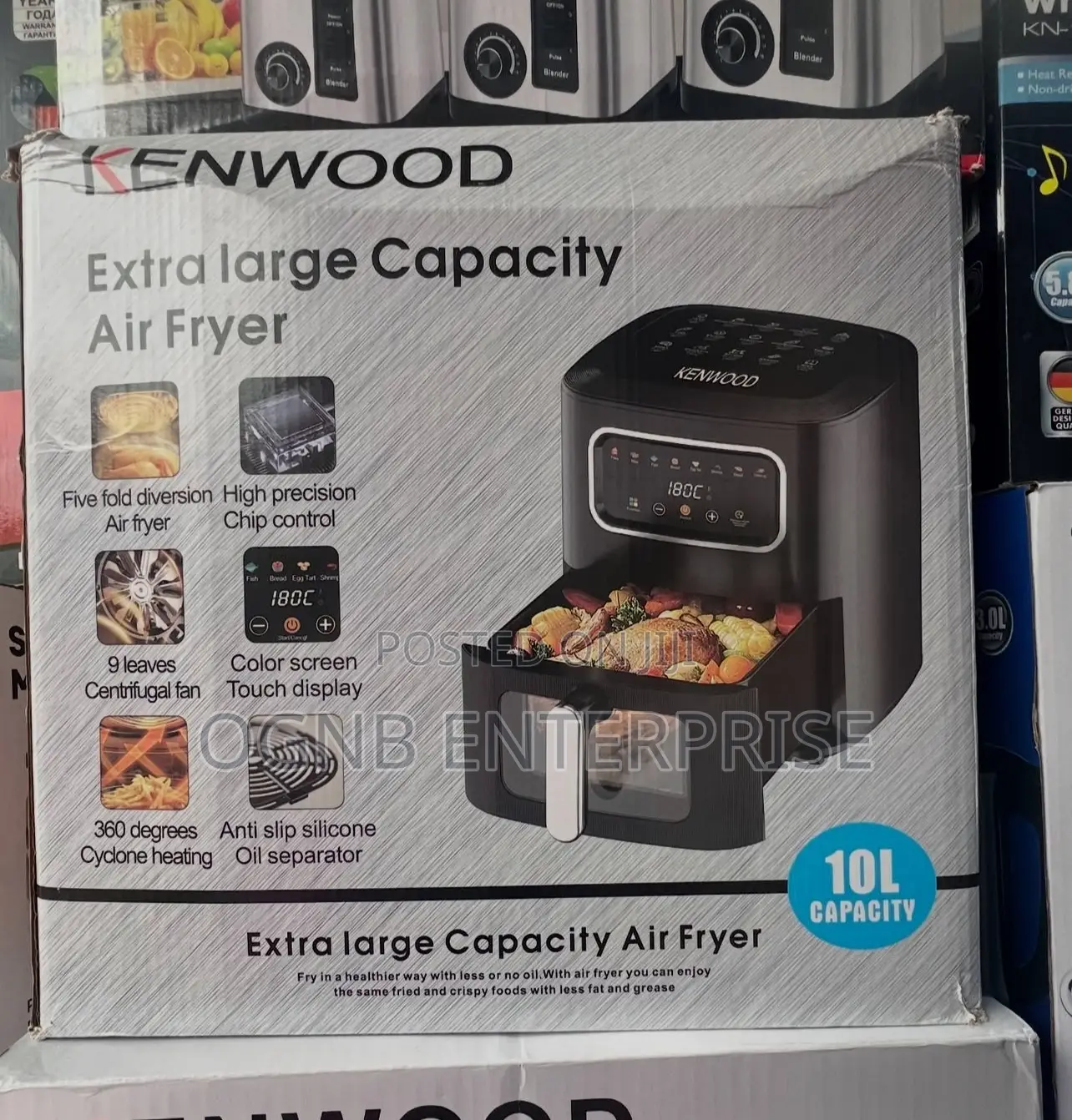 10l Kenwood Airfryer With Glass