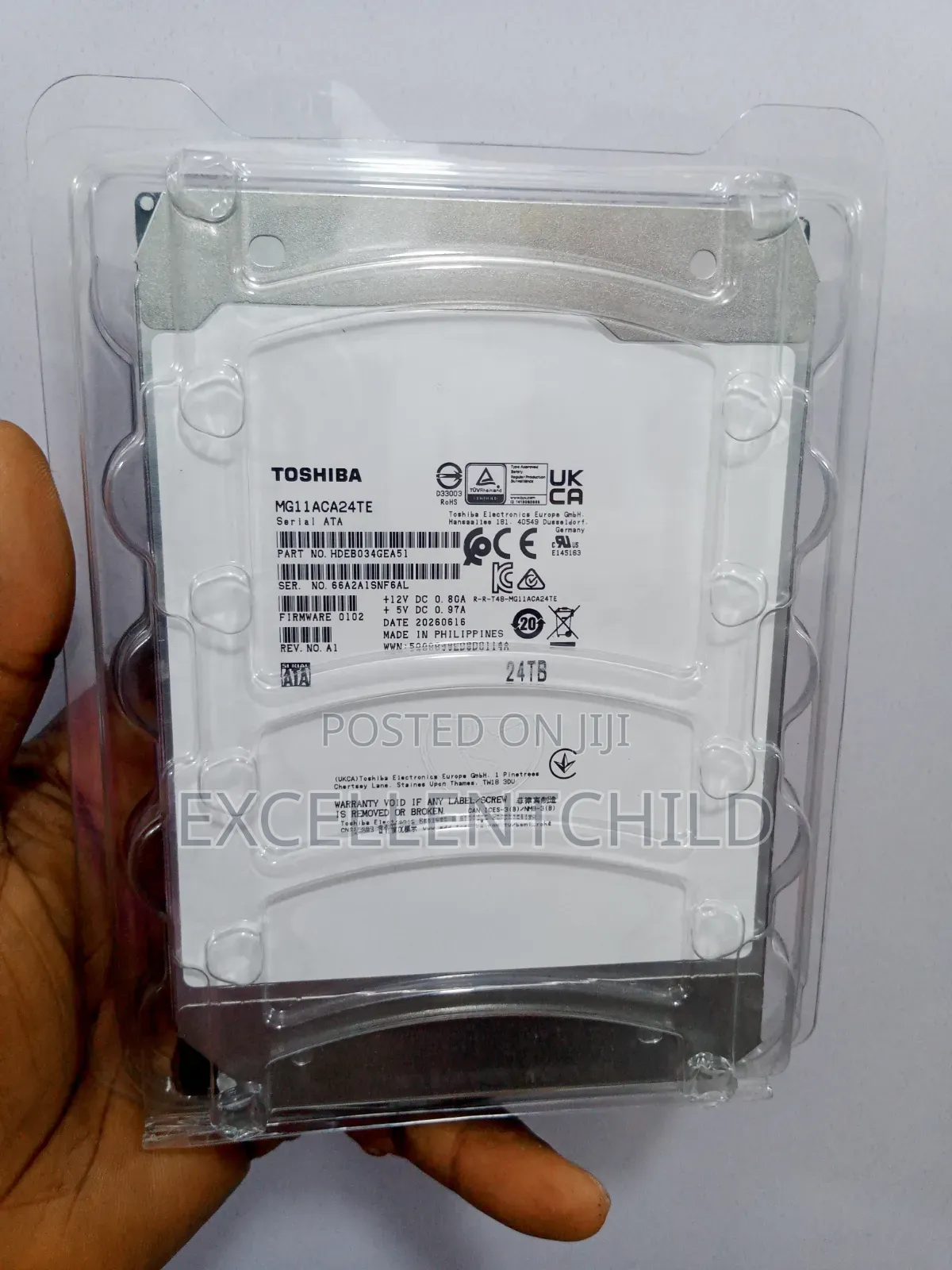 Toshiba 24tb Sata Surveillance HDD