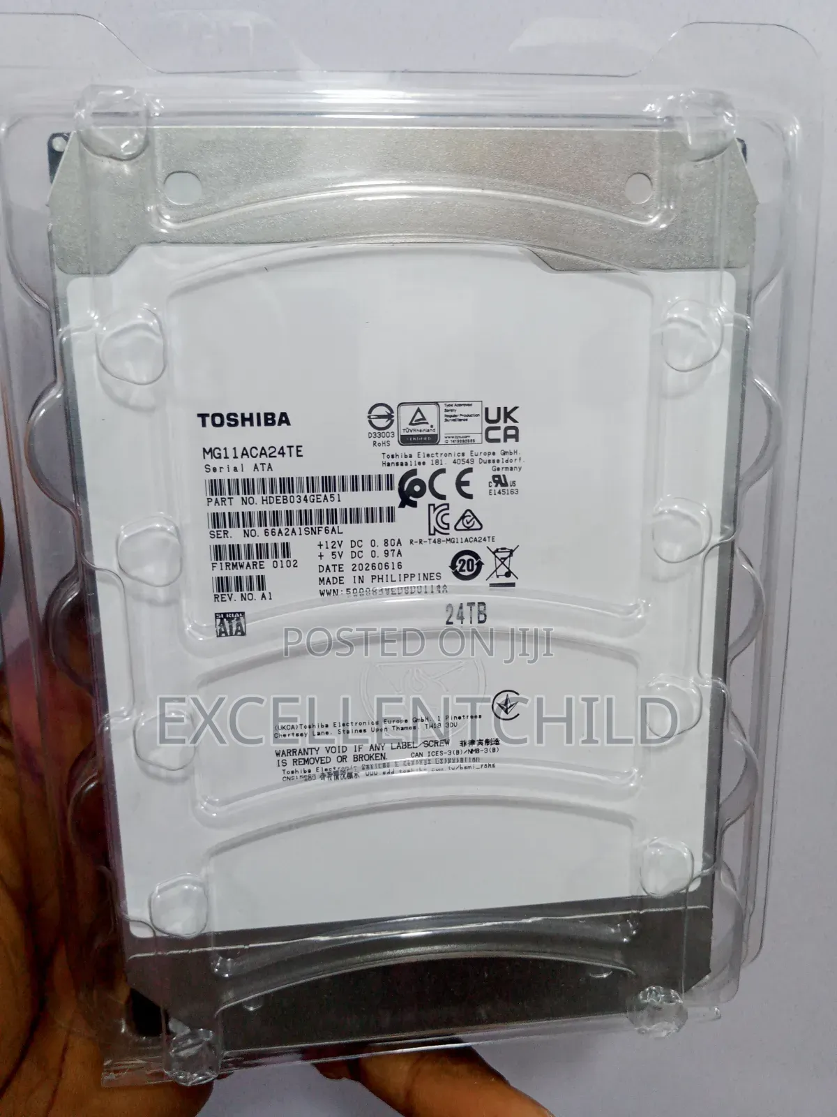 Toshiba 24tb Sata Surveillance HDD