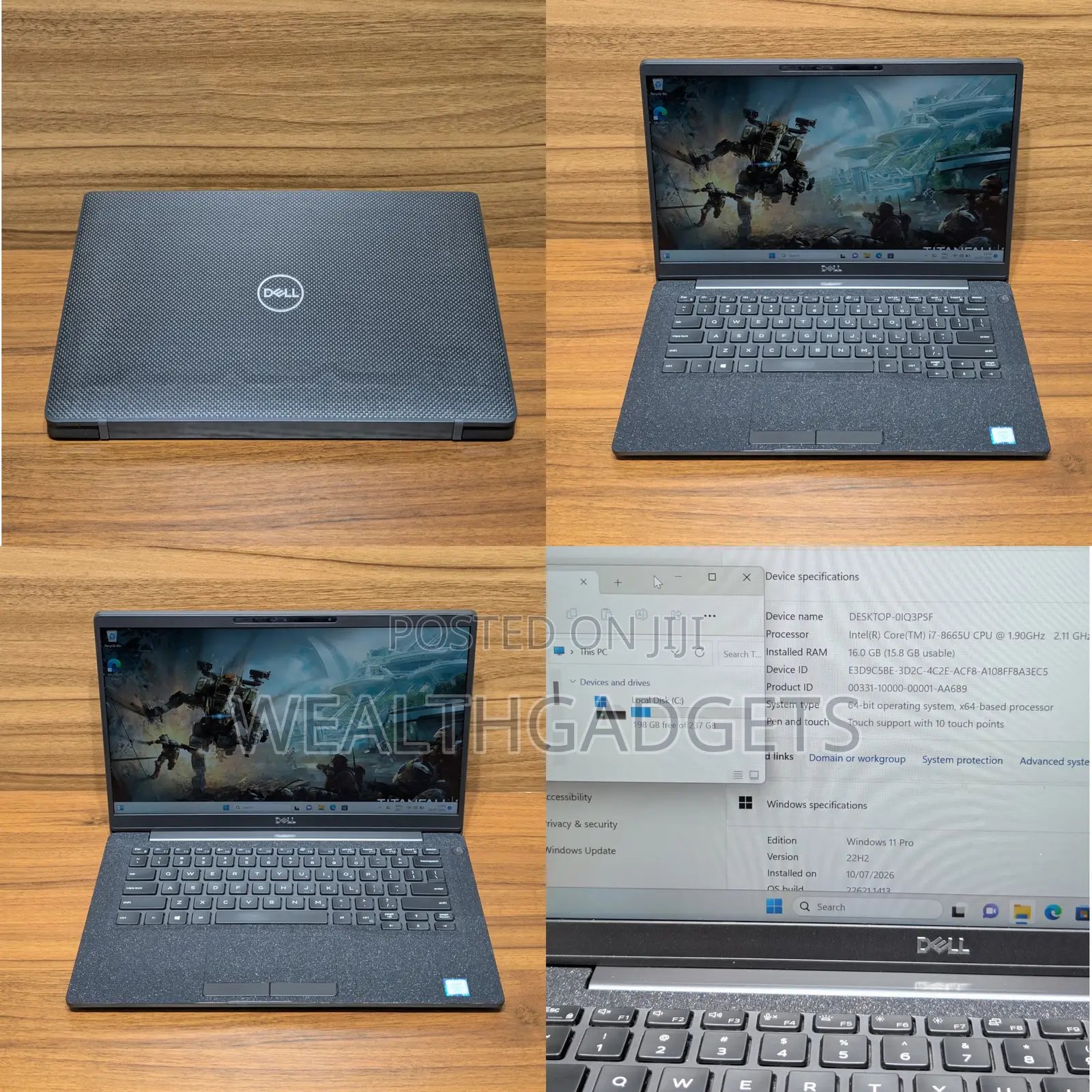 Laptop Dell Latitude 7400 16GB Intel Core i7 SSD 256GB