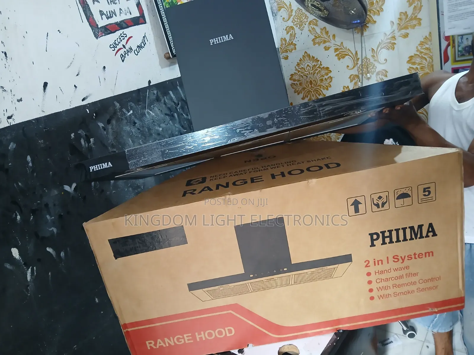Phima Soft Touch,hand Wave ,voice Command Heat Extractor Hood 90cm