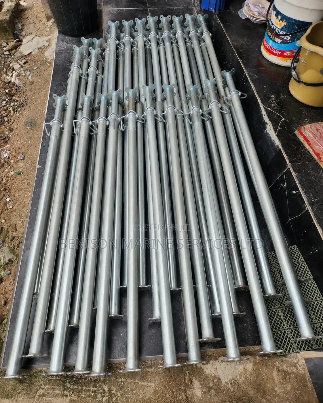 4 Meters Heavy-Duty Galvanized Steel Acrow Props