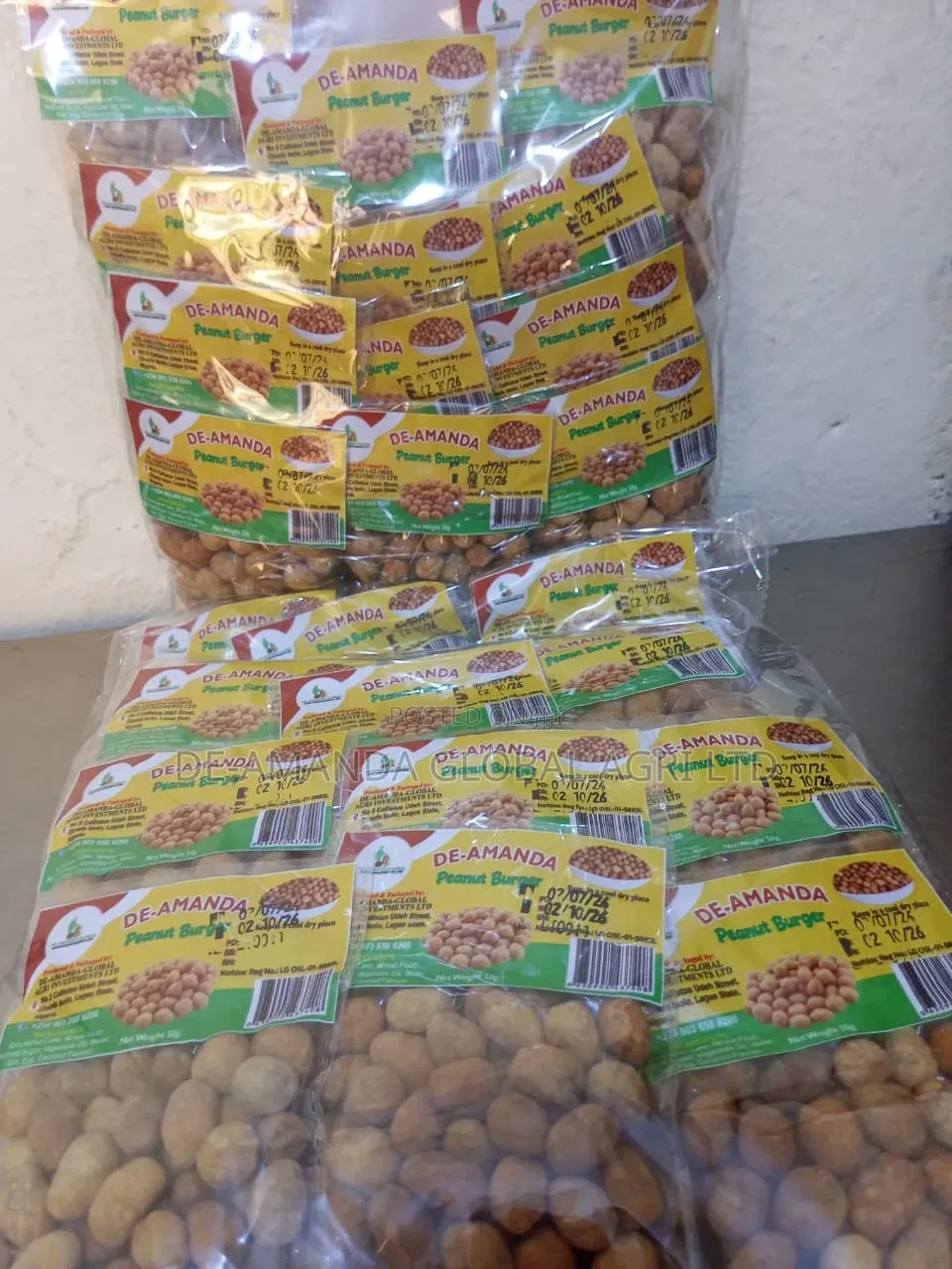 Peanut Burger 50g – Crunchy Peanut Snack