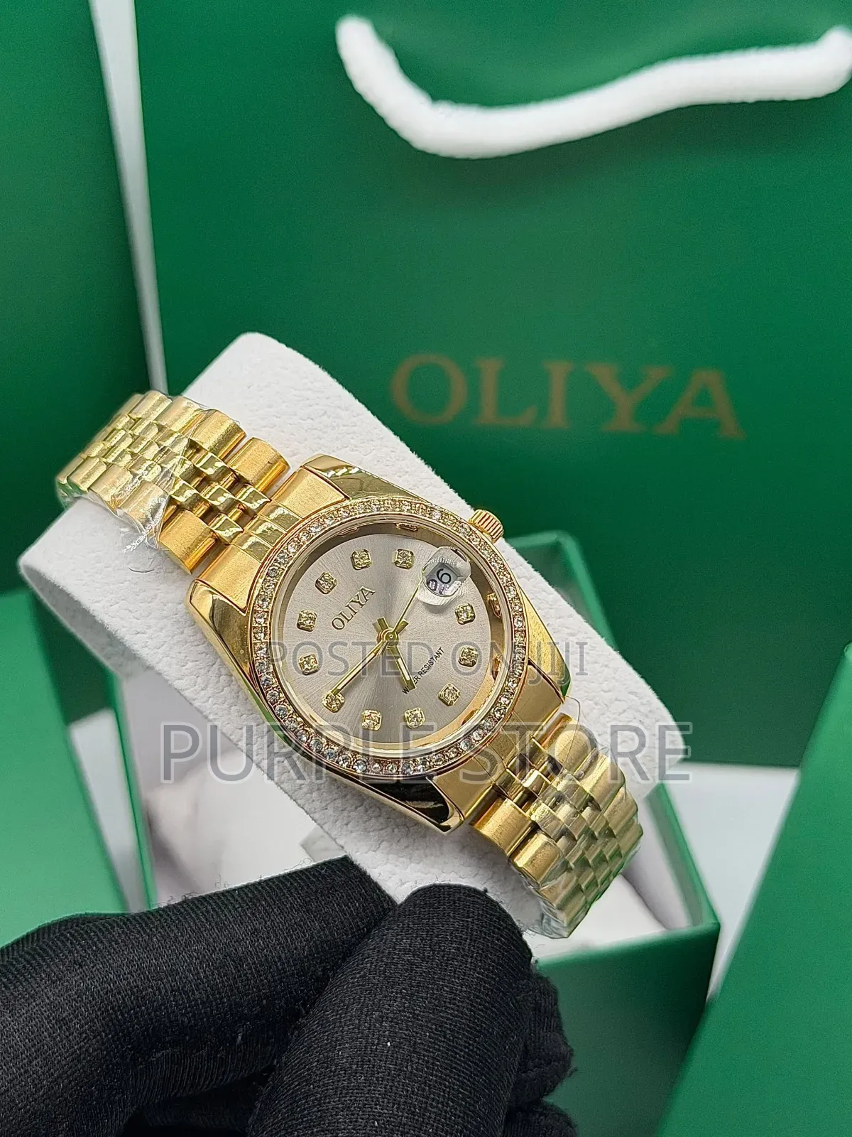 Oliya Ladies Quality Non Tarnish Watch Well Packaged