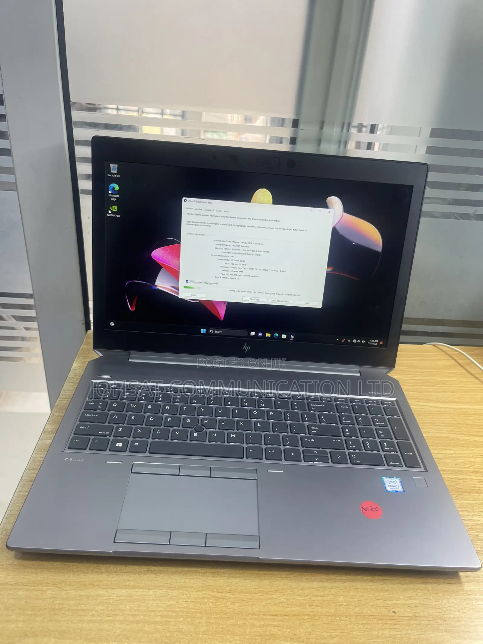 Laptop HP ZBook 15 G6 16GB Intel Core i7 SSD 512GB