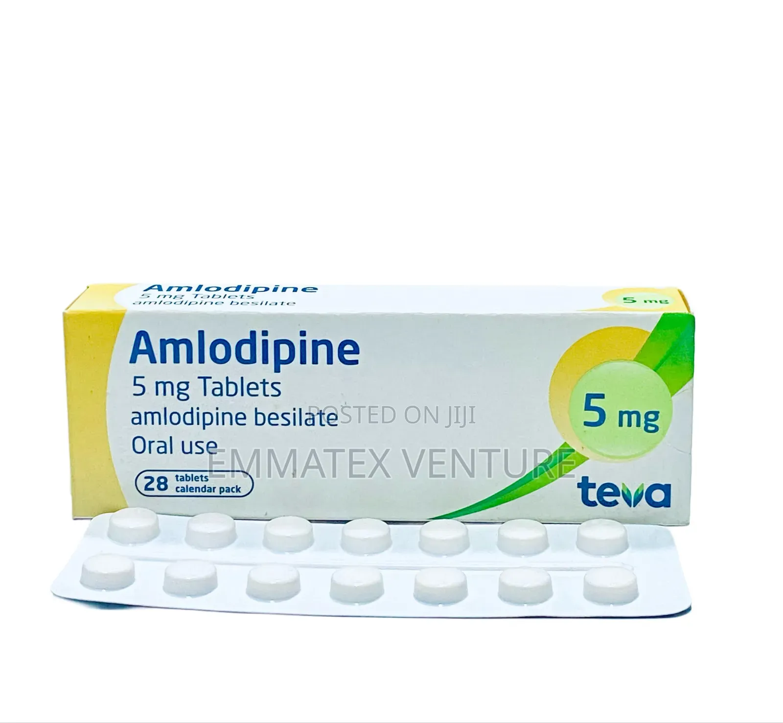 Amlodipine 5mg Tablet X28