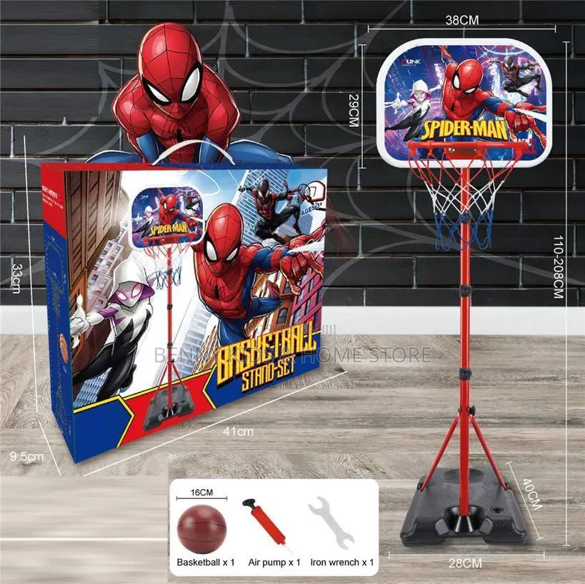 Spider-Man Adjustable Basketball Stand Set 