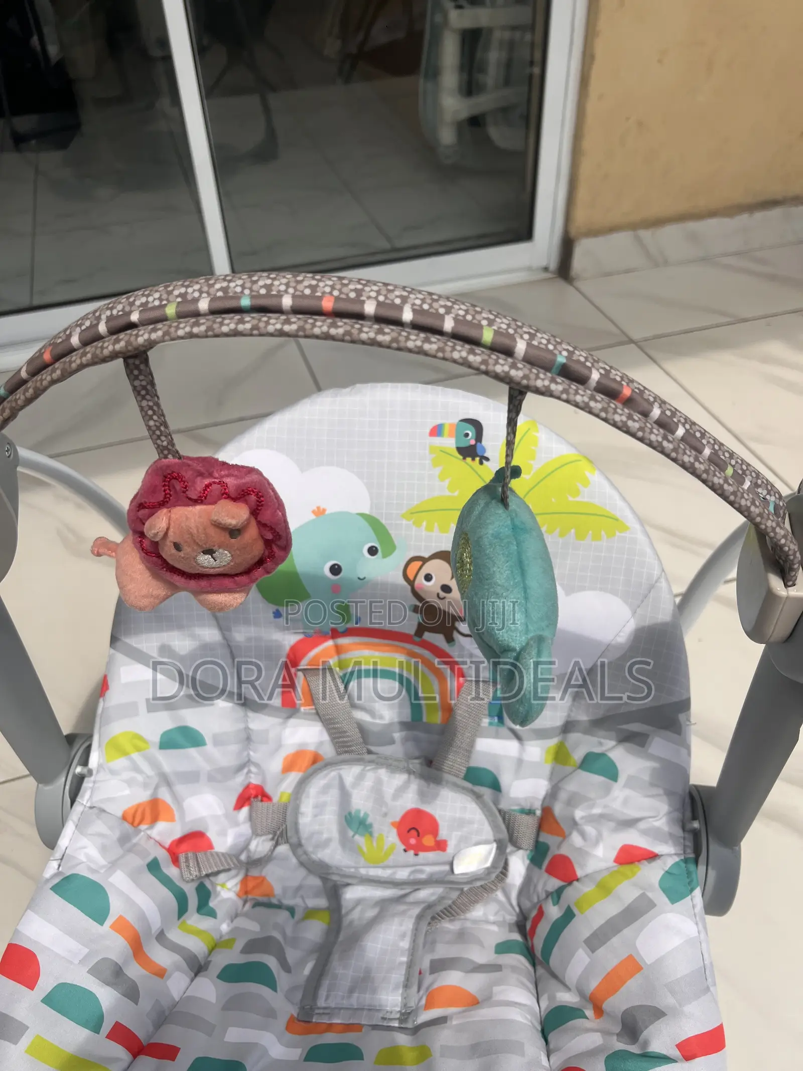 Imported Solid Musical Baby Swing With Soothing Sounds and Rattles