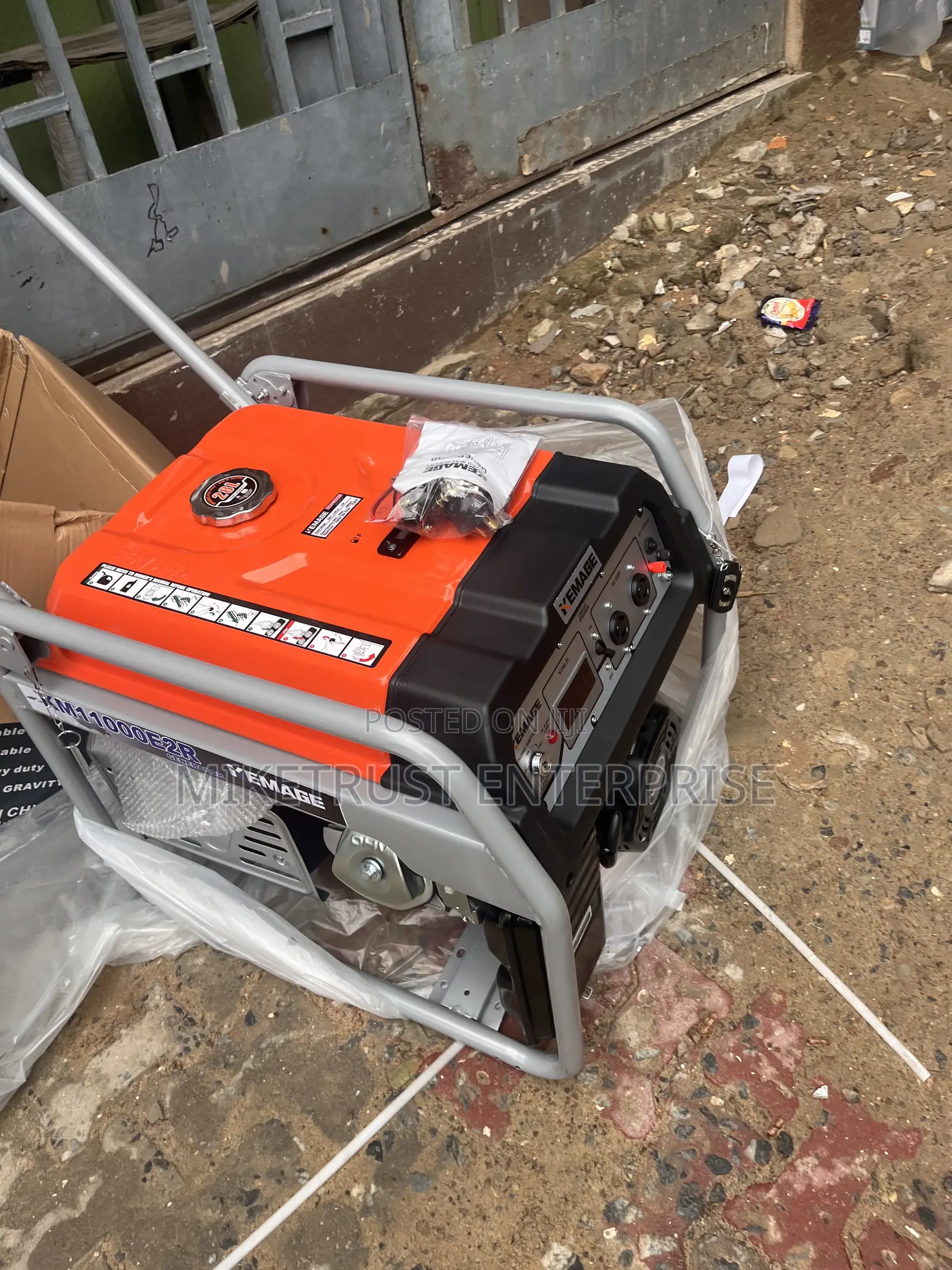 Kemage 9kva Petrol Generator. Key and Remote Control