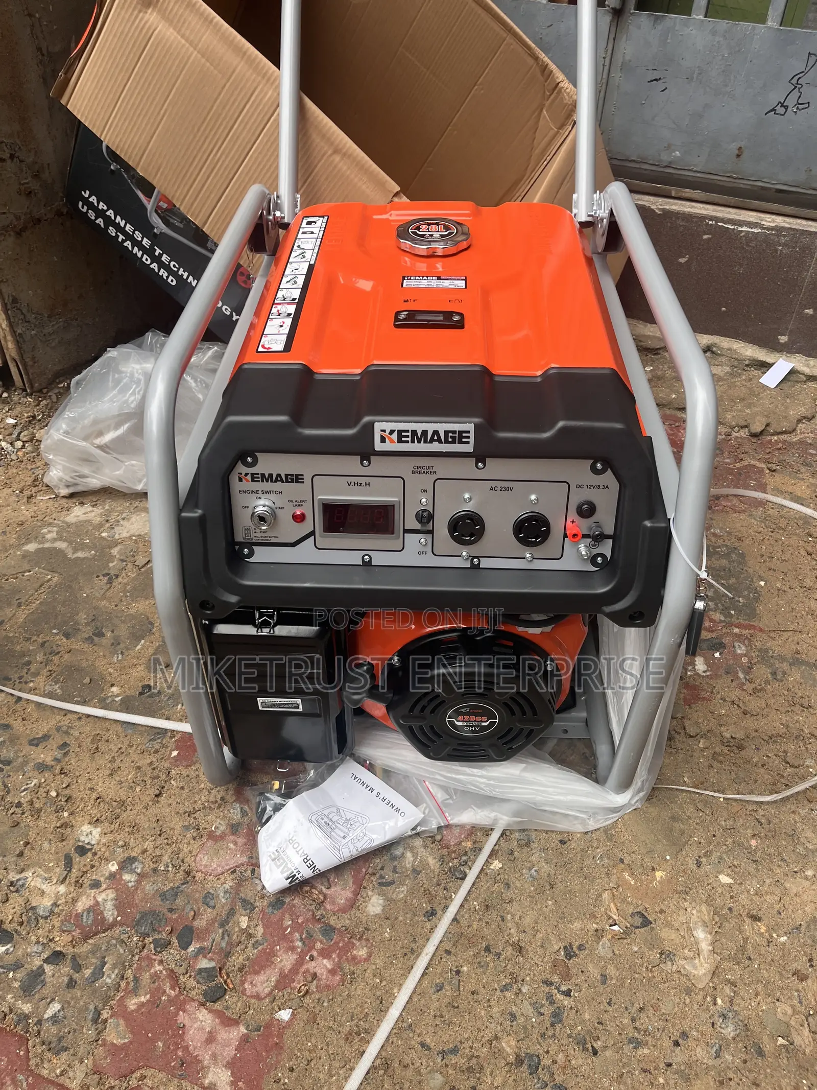 Kemage Strong 10kva Generator With Key and Remote Control